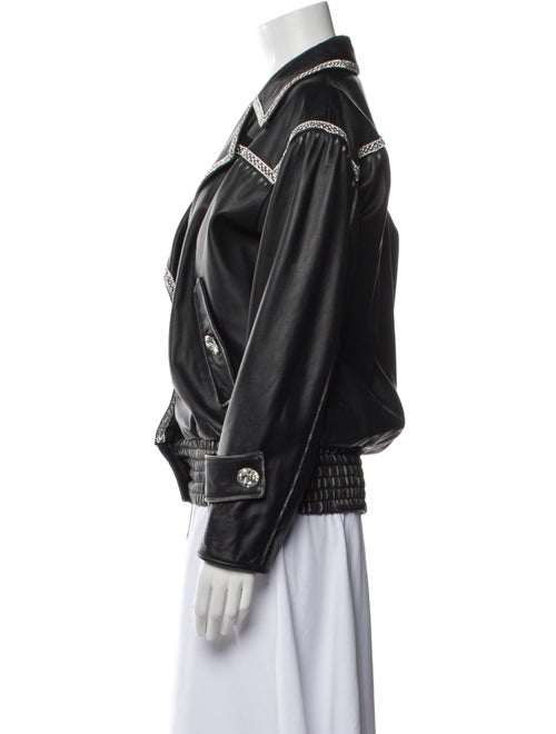 Frankie Morello Leather Biker Jacket