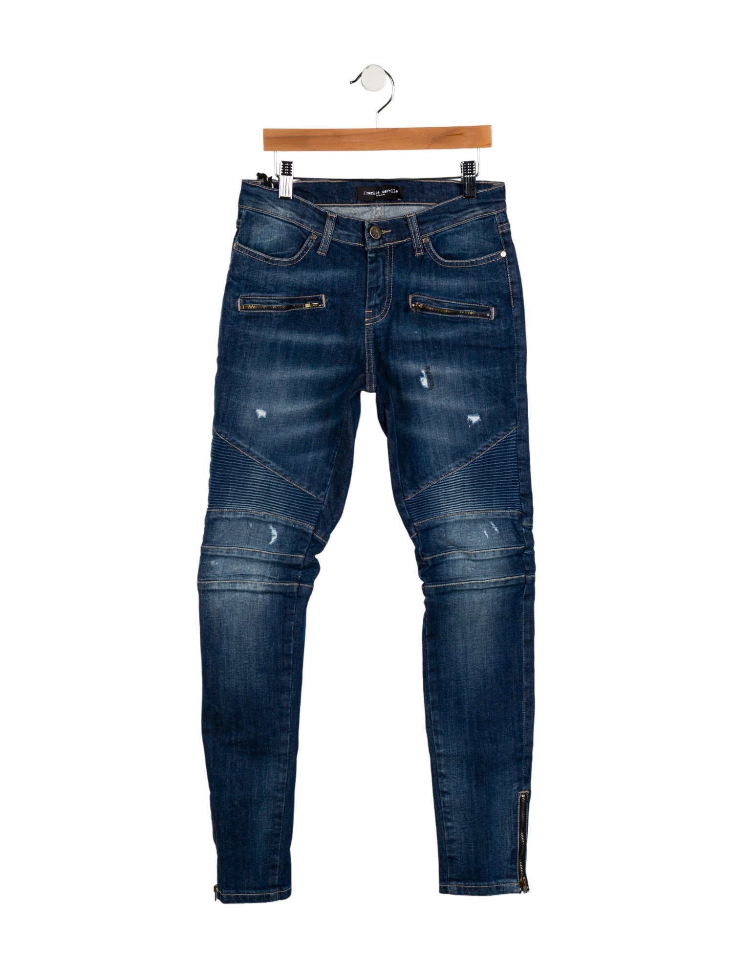 Frankie Morello Low-Rise Skinny Leg Jeans w/ Tags