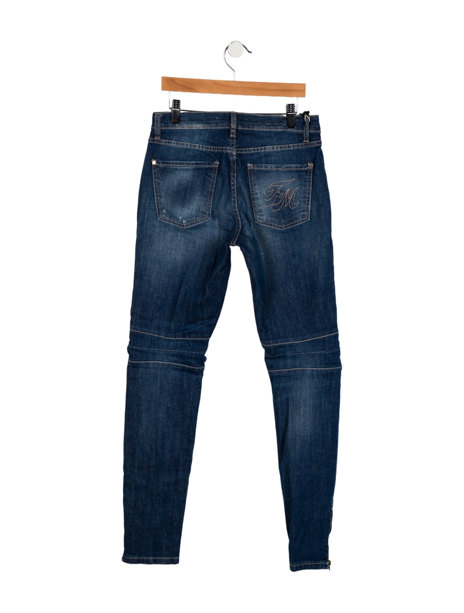 Frankie Morello Low-Rise Skinny Leg Jeans w/ Tags