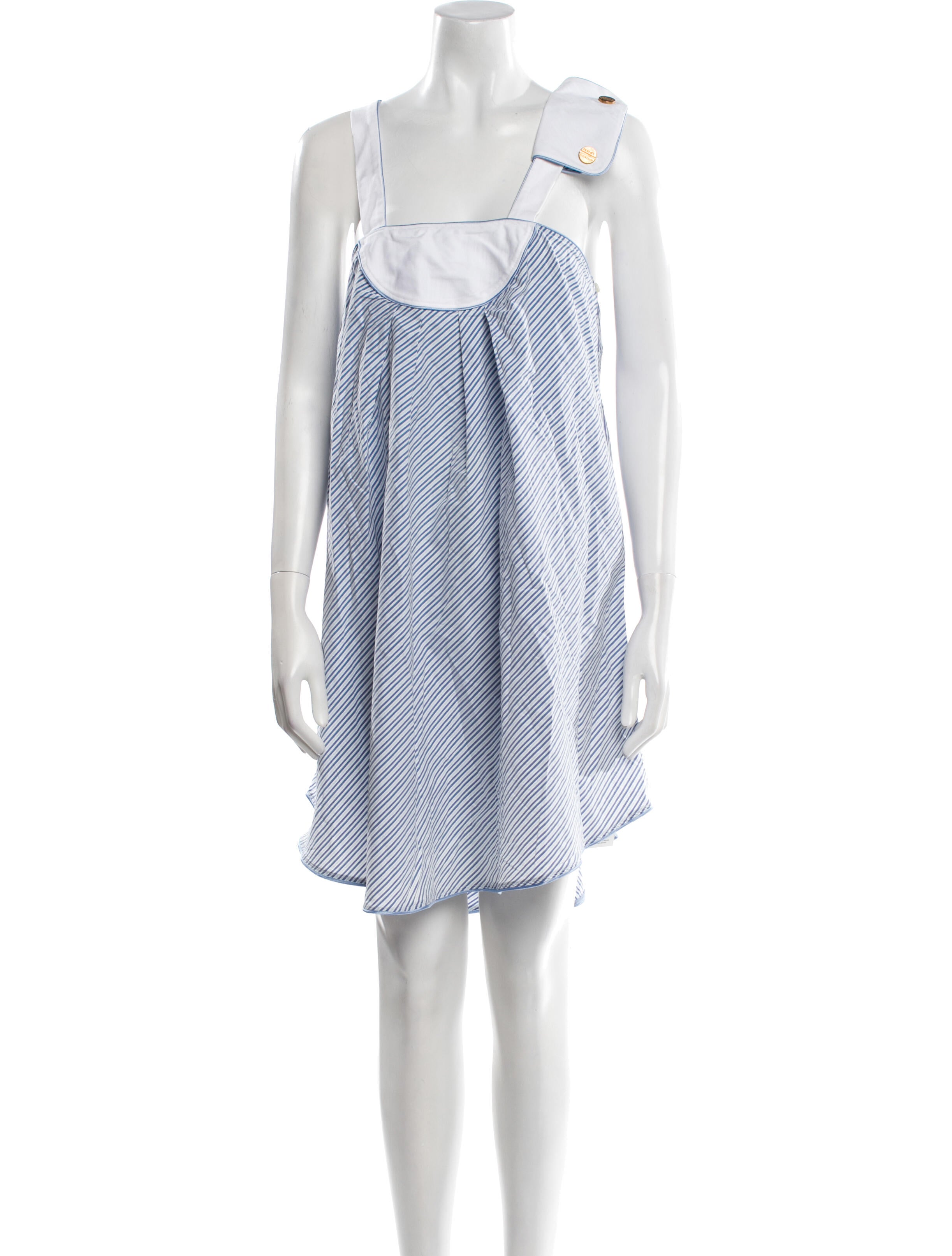 Frankie Morello Striped Mini Dress