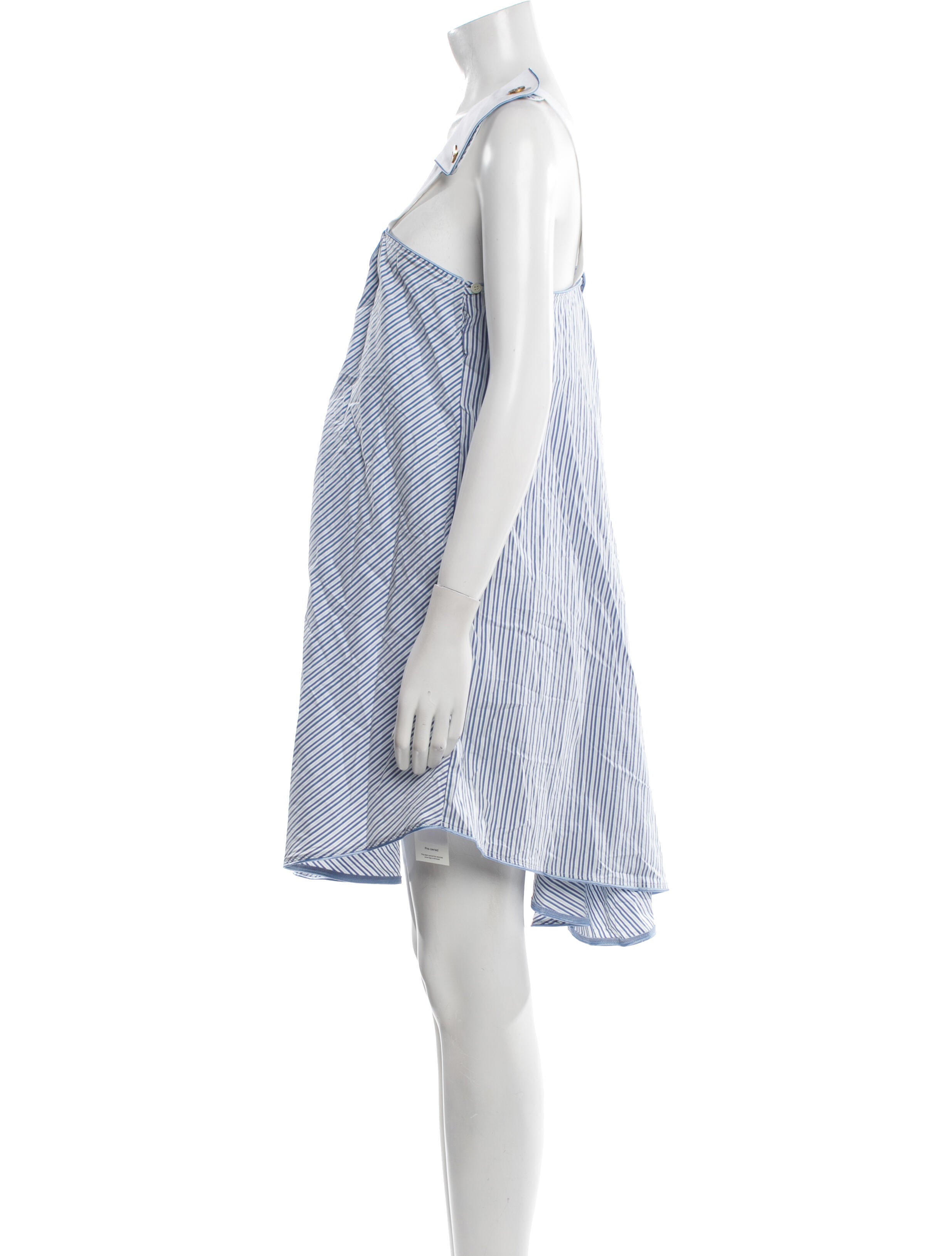 Frankie Morello Striped Mini Dress