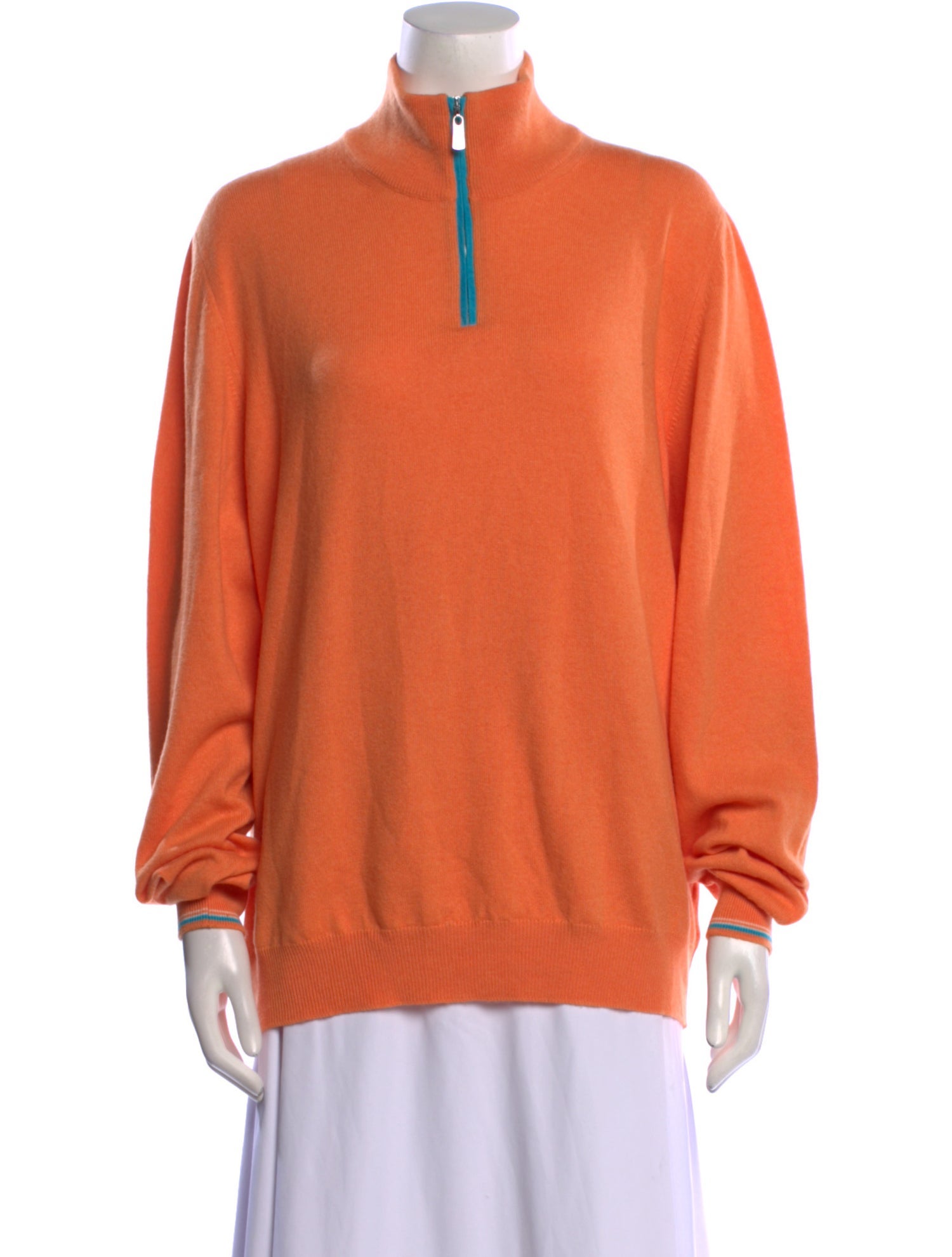 Franck Namani Cashmere Mock Neck Sweater