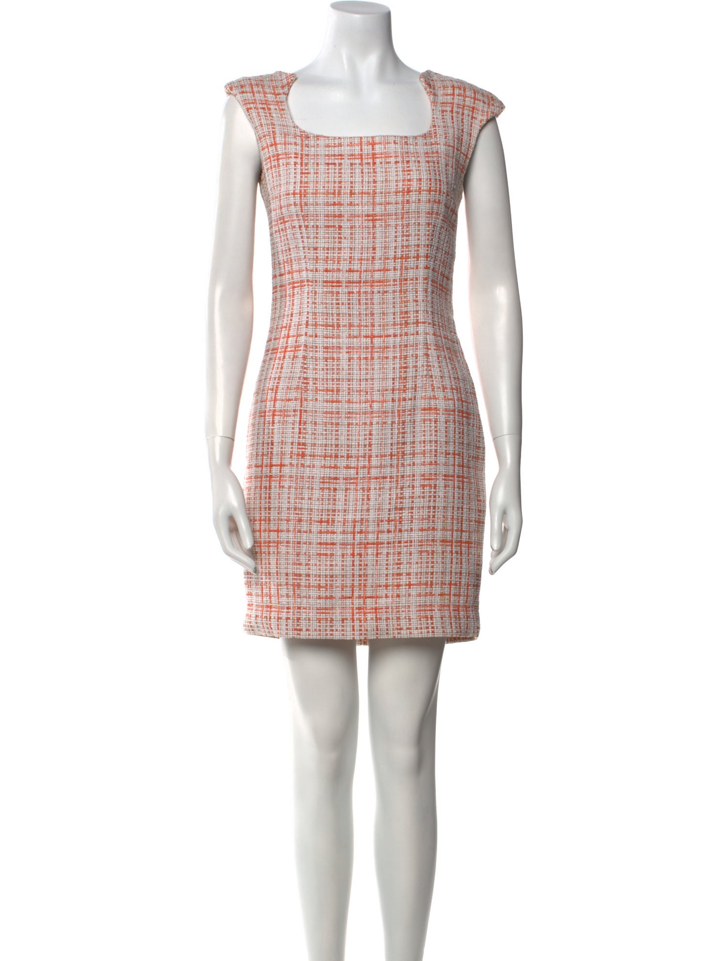 Franck Namani Plaid Print Mini Dress