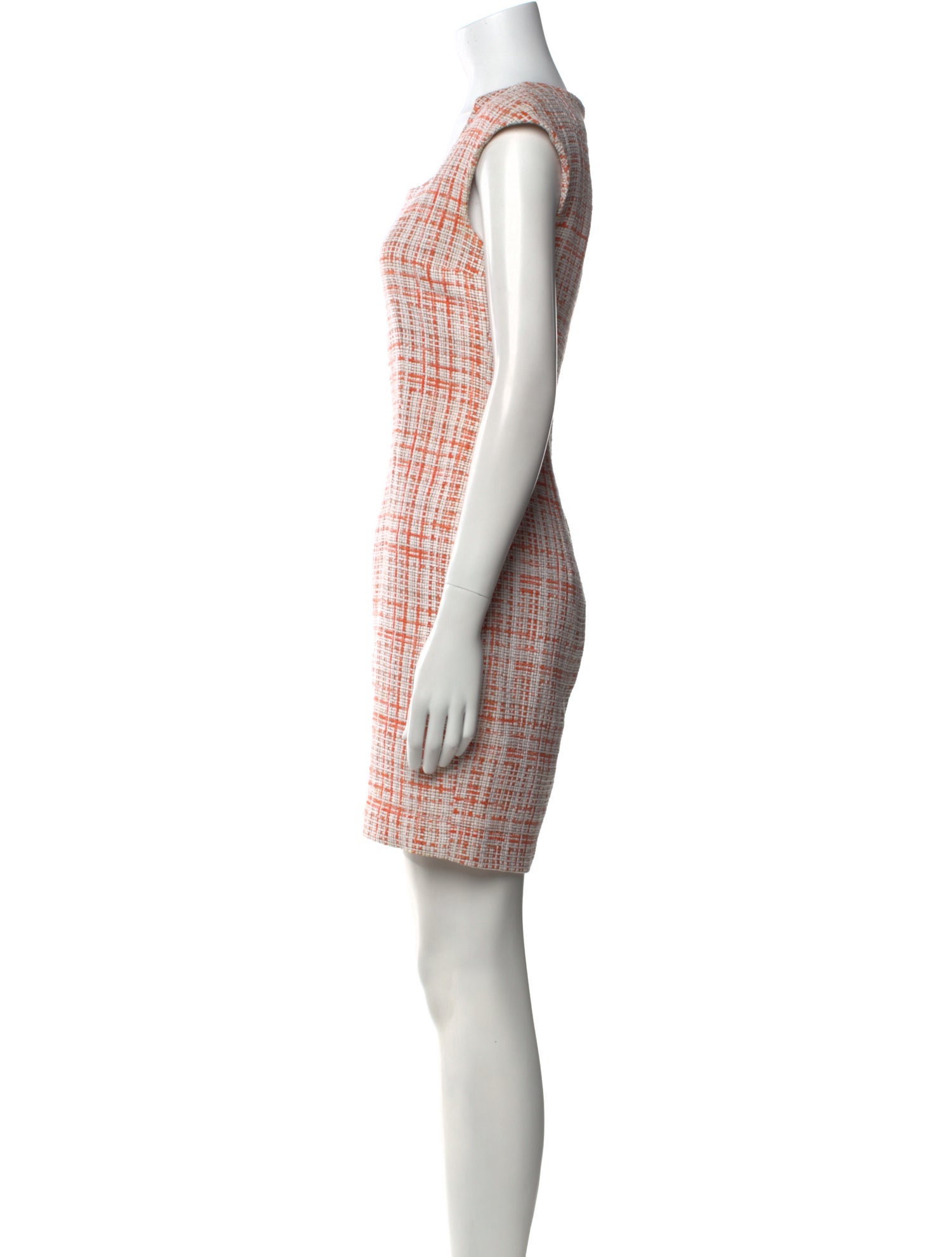 Franck Namani Plaid Print Mini Dress