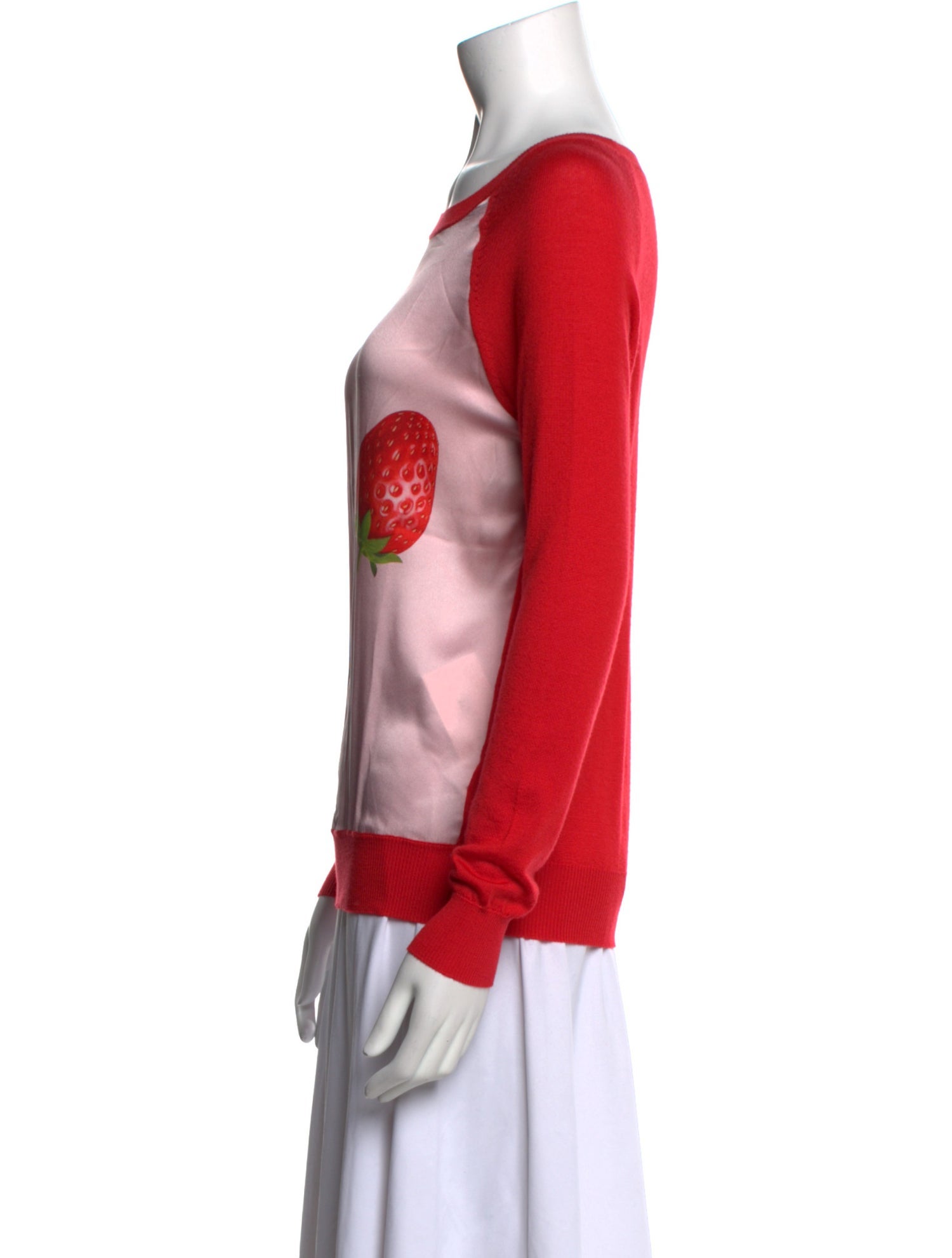 Franck Namani Cashmere Printed Sweatshirt