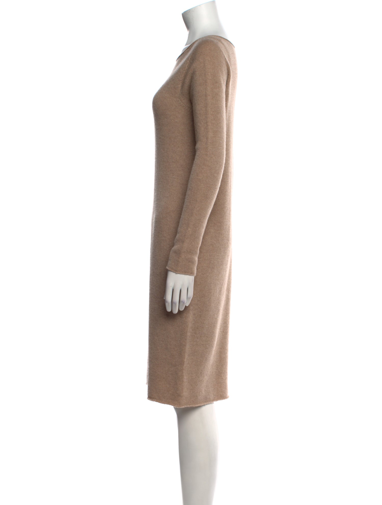 Franck Namani Cashmere Knee-Length Dress