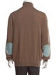 Franck Namani Cashmere Mock Neck Polo Sweater