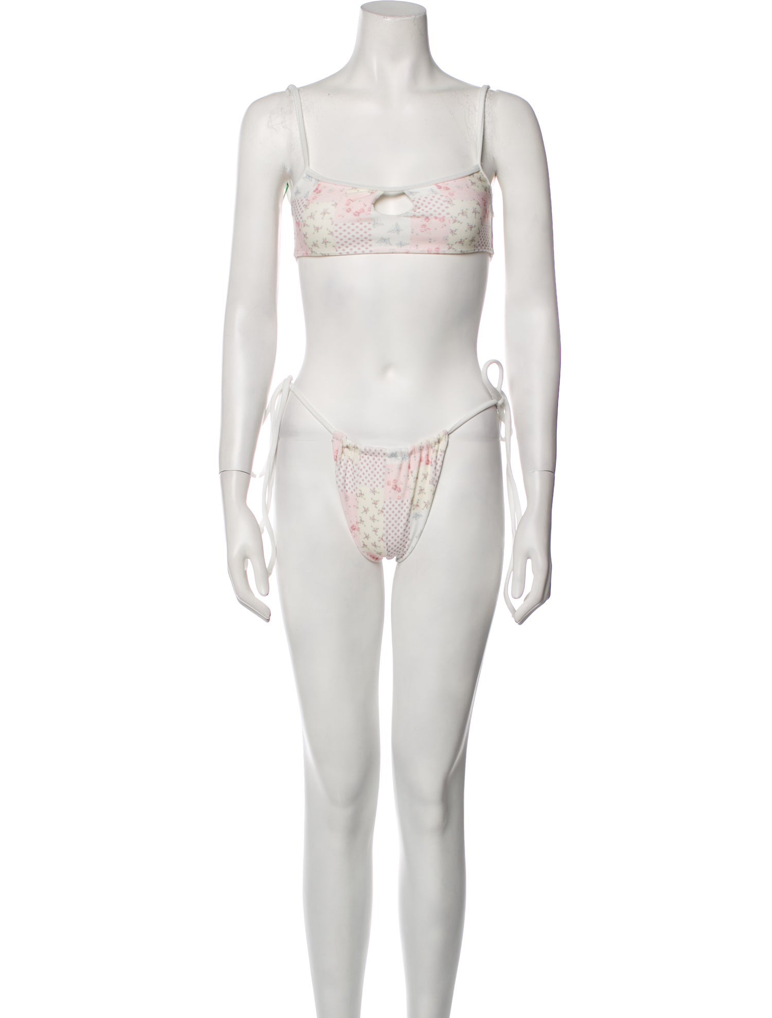 Frankies Bikinis Floral Print Bikini w/ Tags