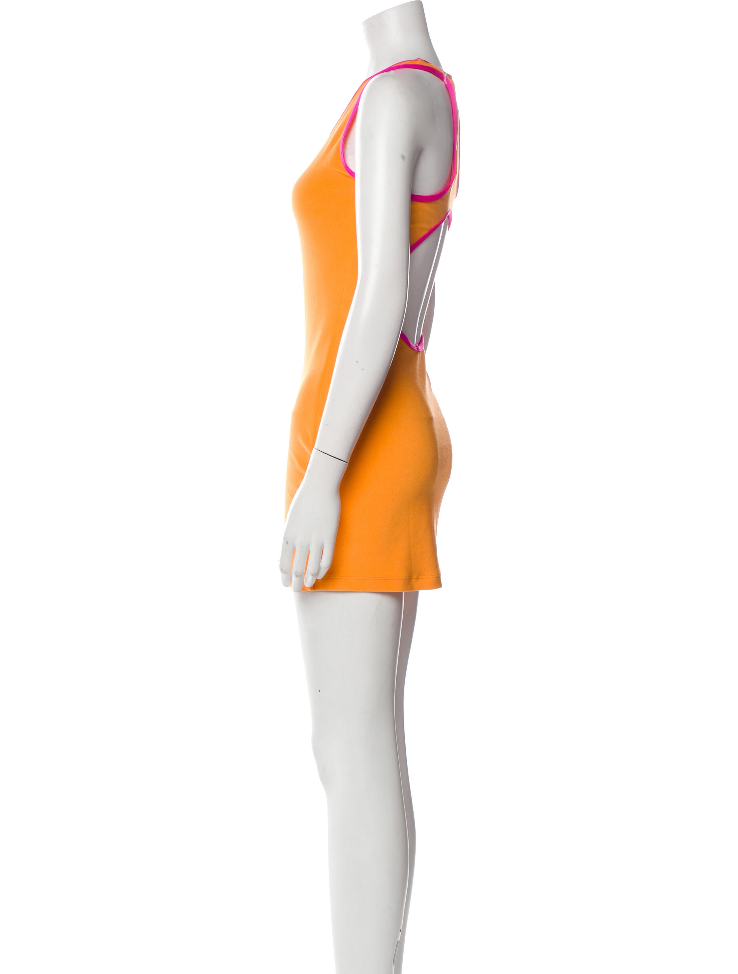 Frankies Bikinis Scoop Neck Mini Dress