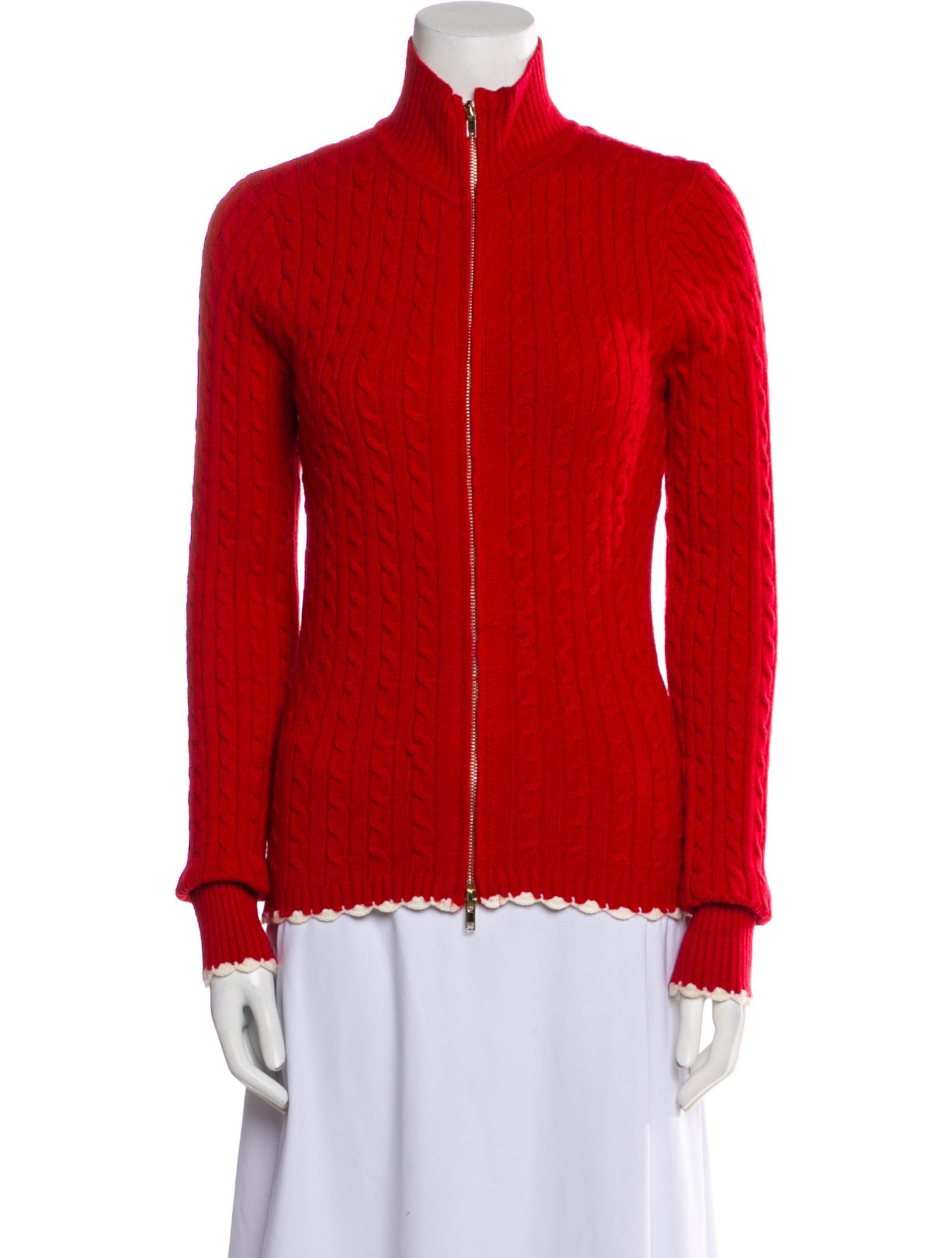 Frankies Bikinis Mock Neck Sweater