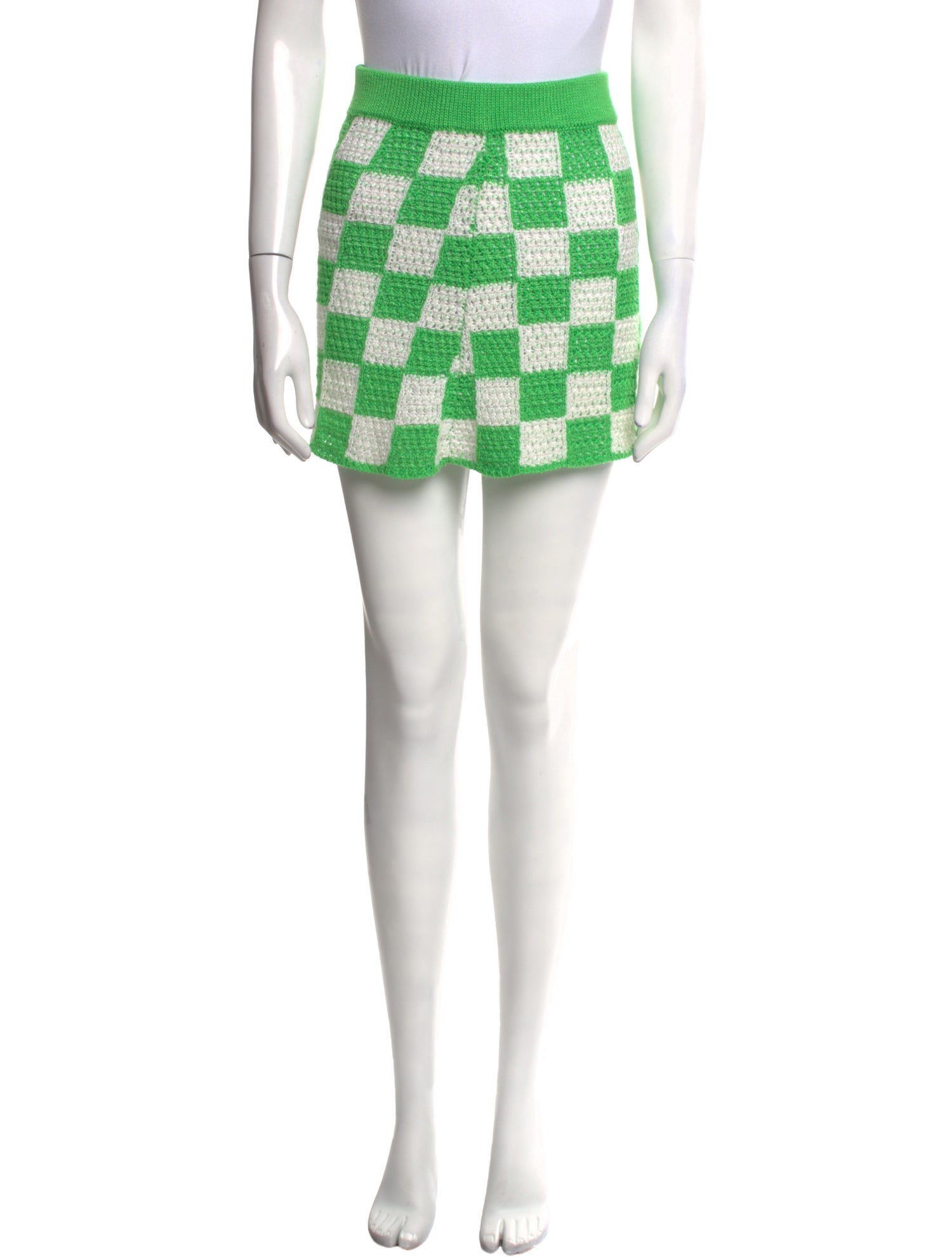 Frankies Bikinis Patterned Mini Skirt