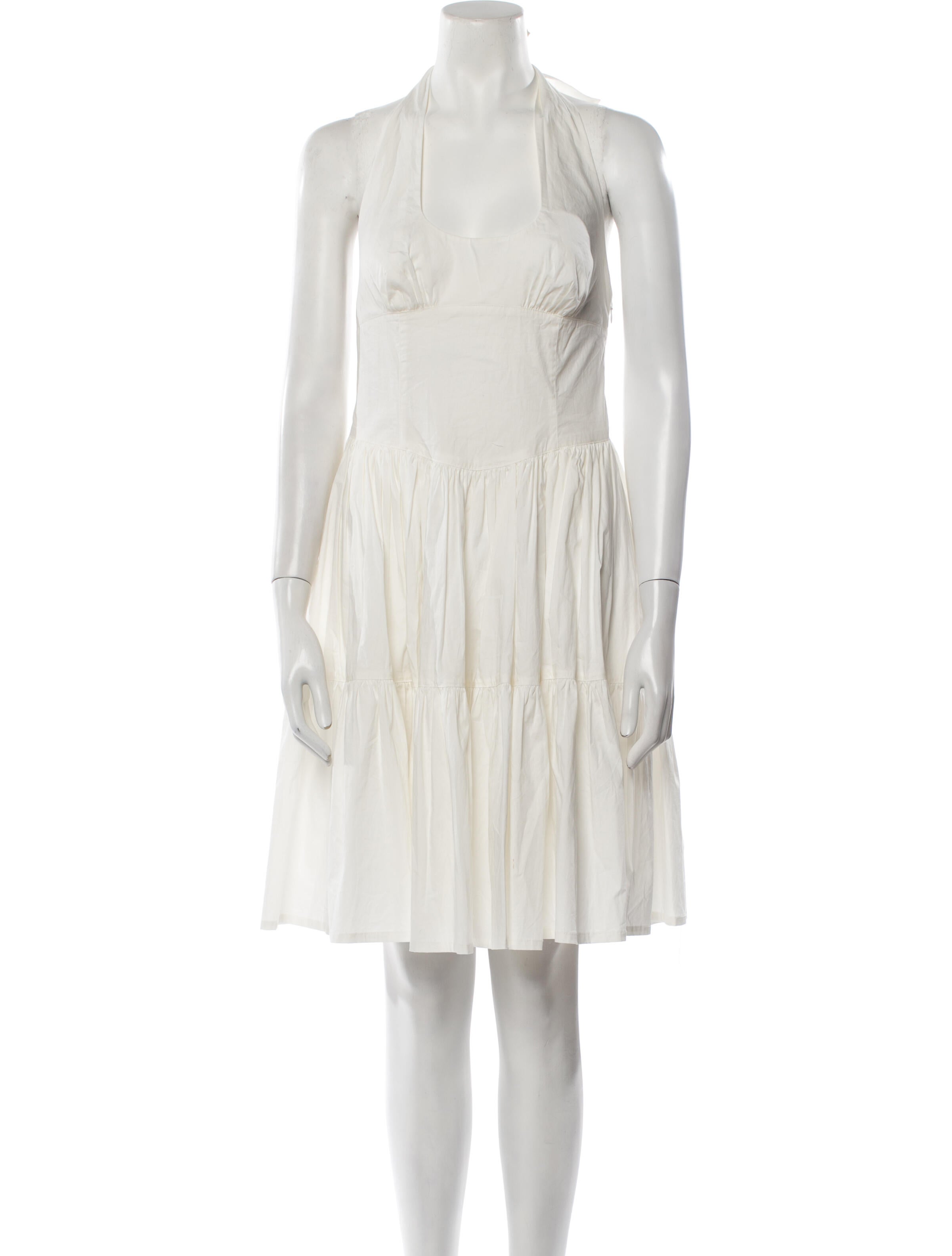 Frankies Bikinis Halterneck Midi Length Dress