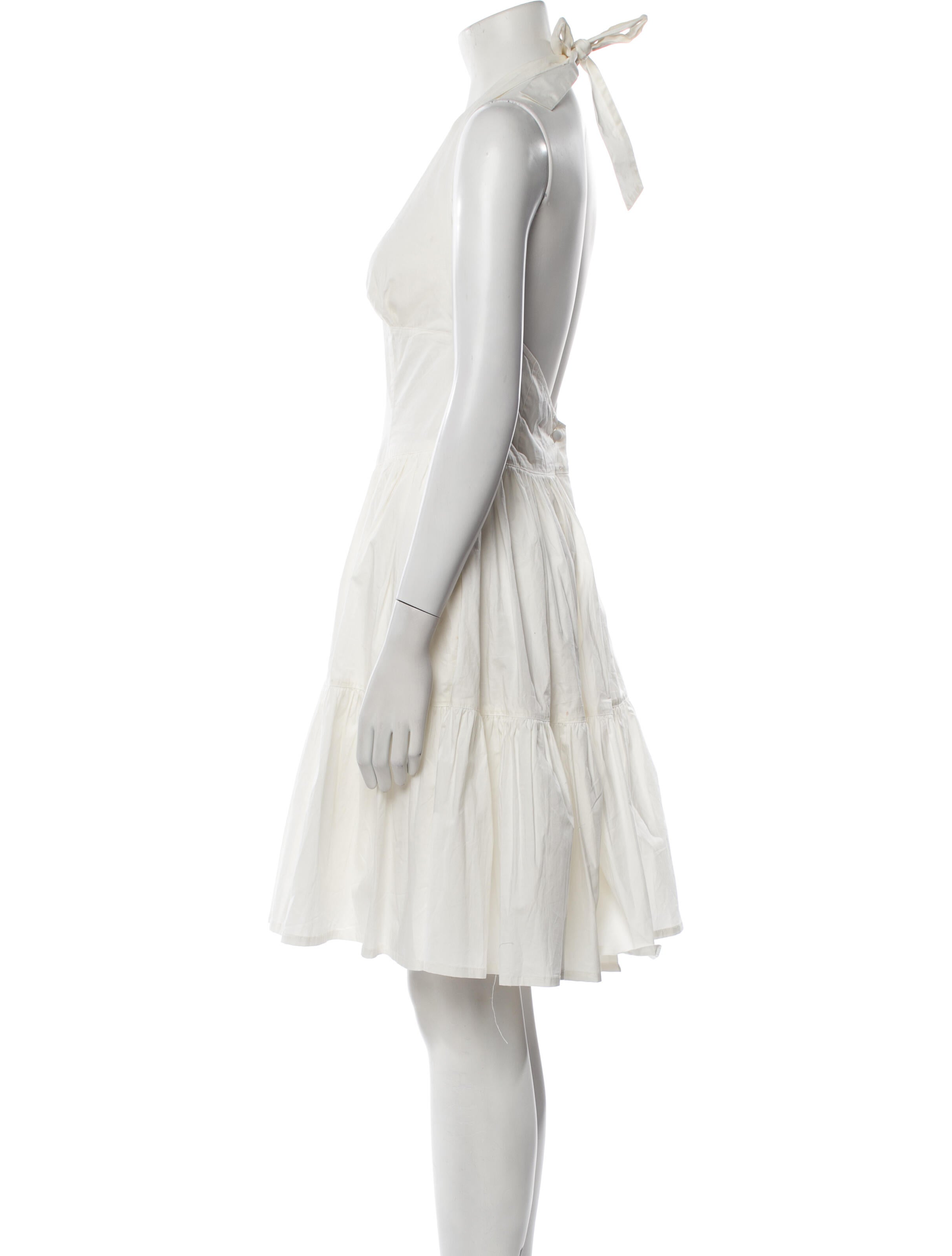 Frankies Bikinis Halterneck Midi Length Dress