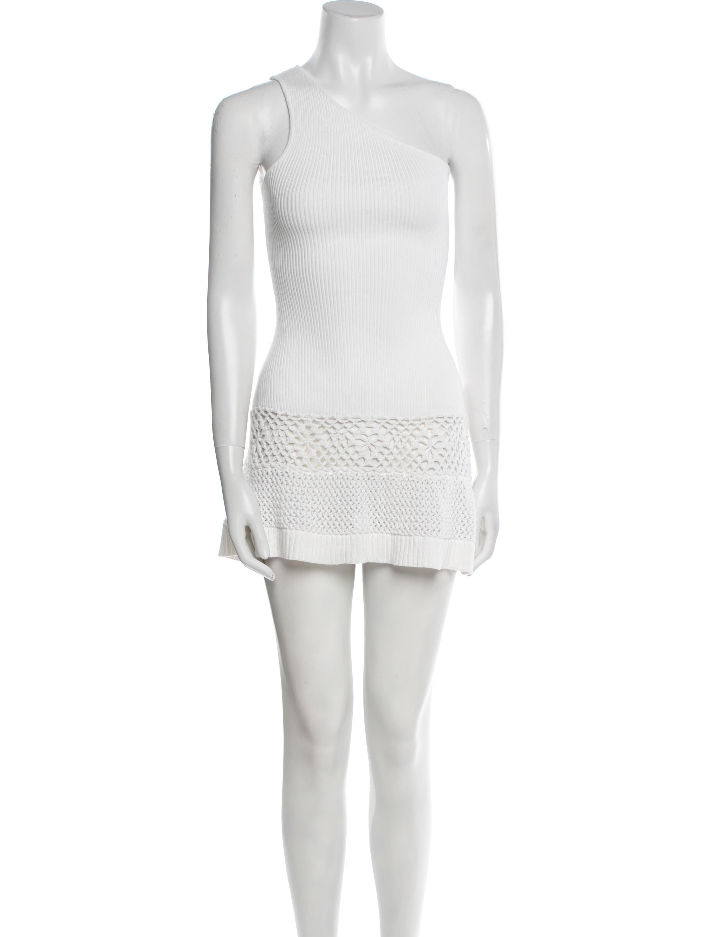 Frankies Bikinis One-Shoulder Mini Dress