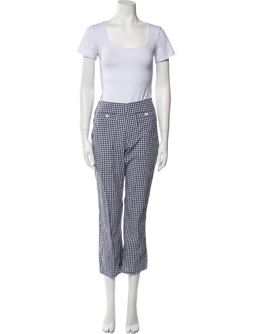 Frankies Bikinis Plaid Print Pant Set