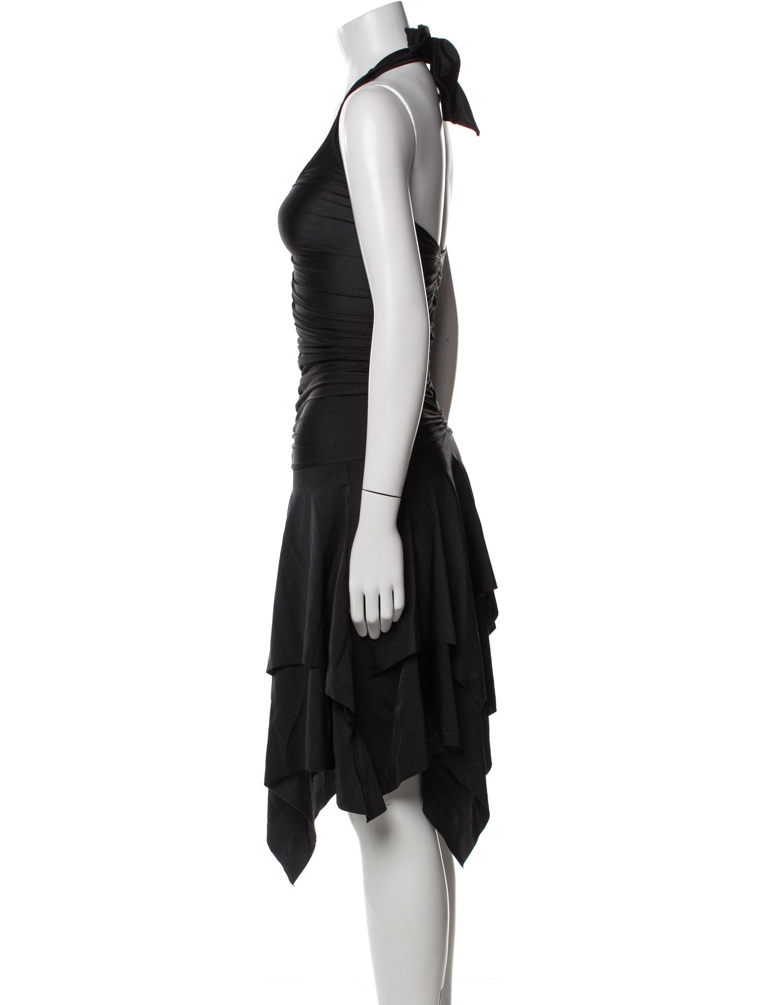 Frankies Bikinis Halterneck Midi Length Dress