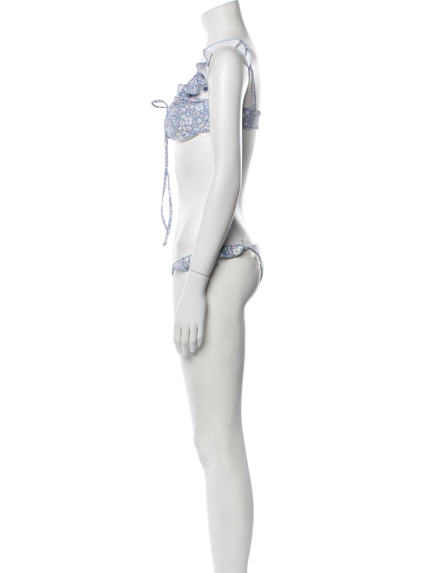 Frankies Bikinis Floral Print Bikini w/ Tags