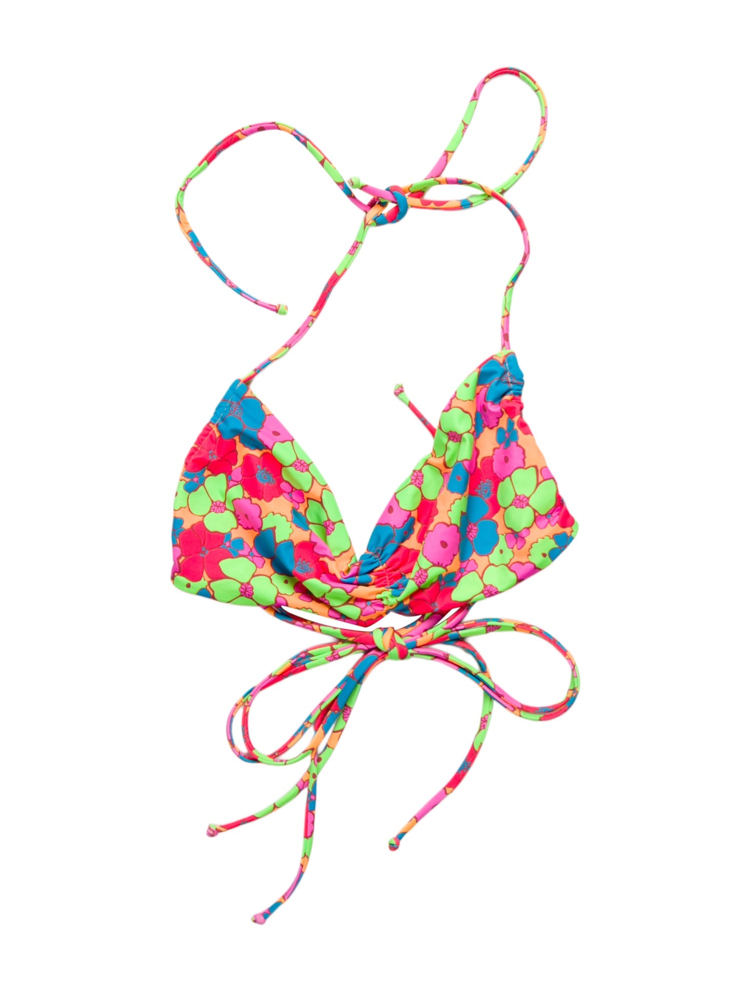 Frankies Bikinis Floral Print Bikini