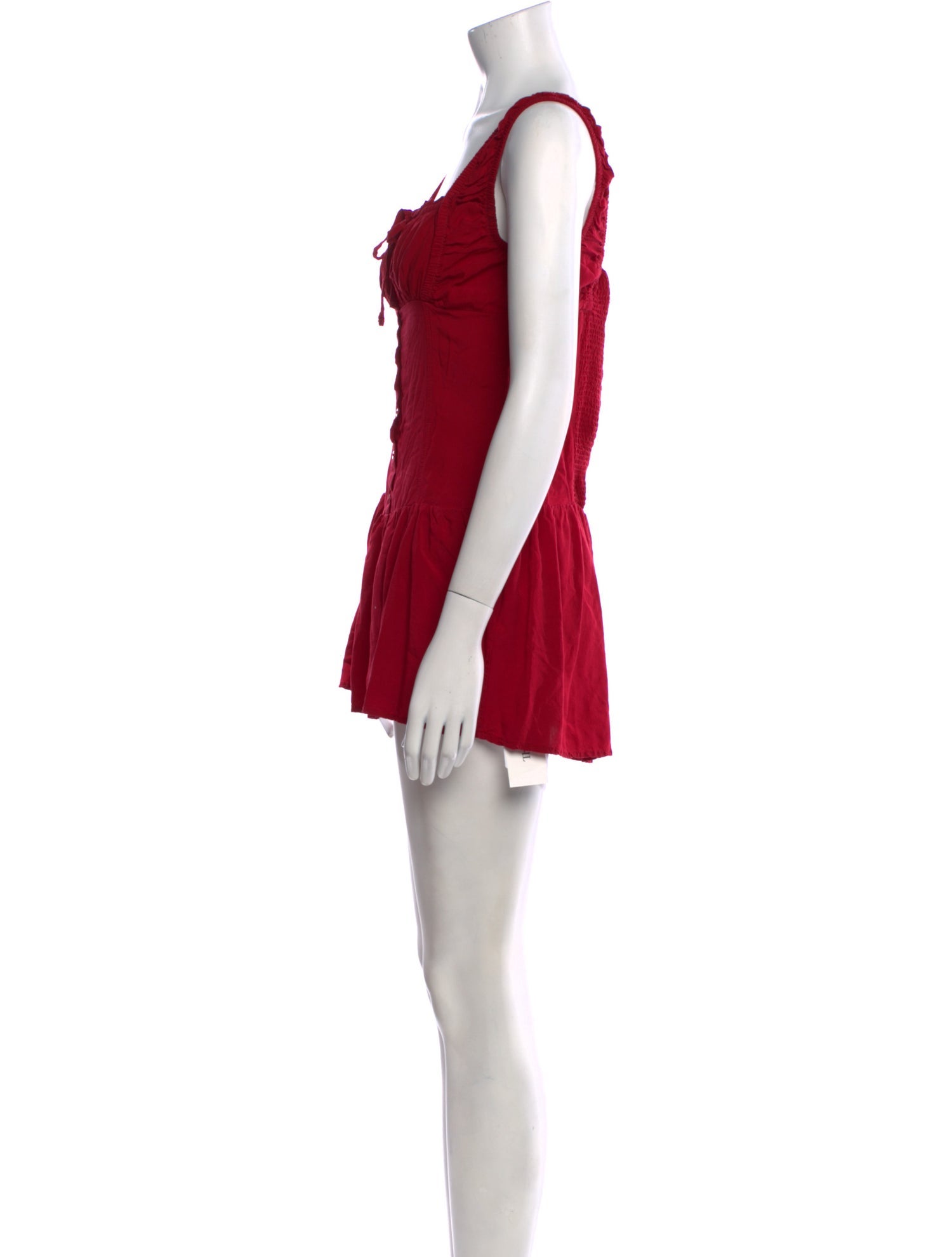 Frankies Bikinis Square Neckline Mini Dress