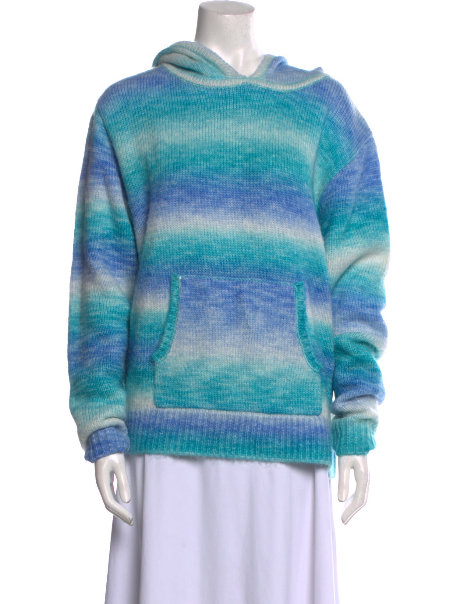 Frankies Bikinis Striped Crew Neck Sweater