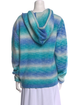 Frankies Bikinis Striped Crew Neck Sweater