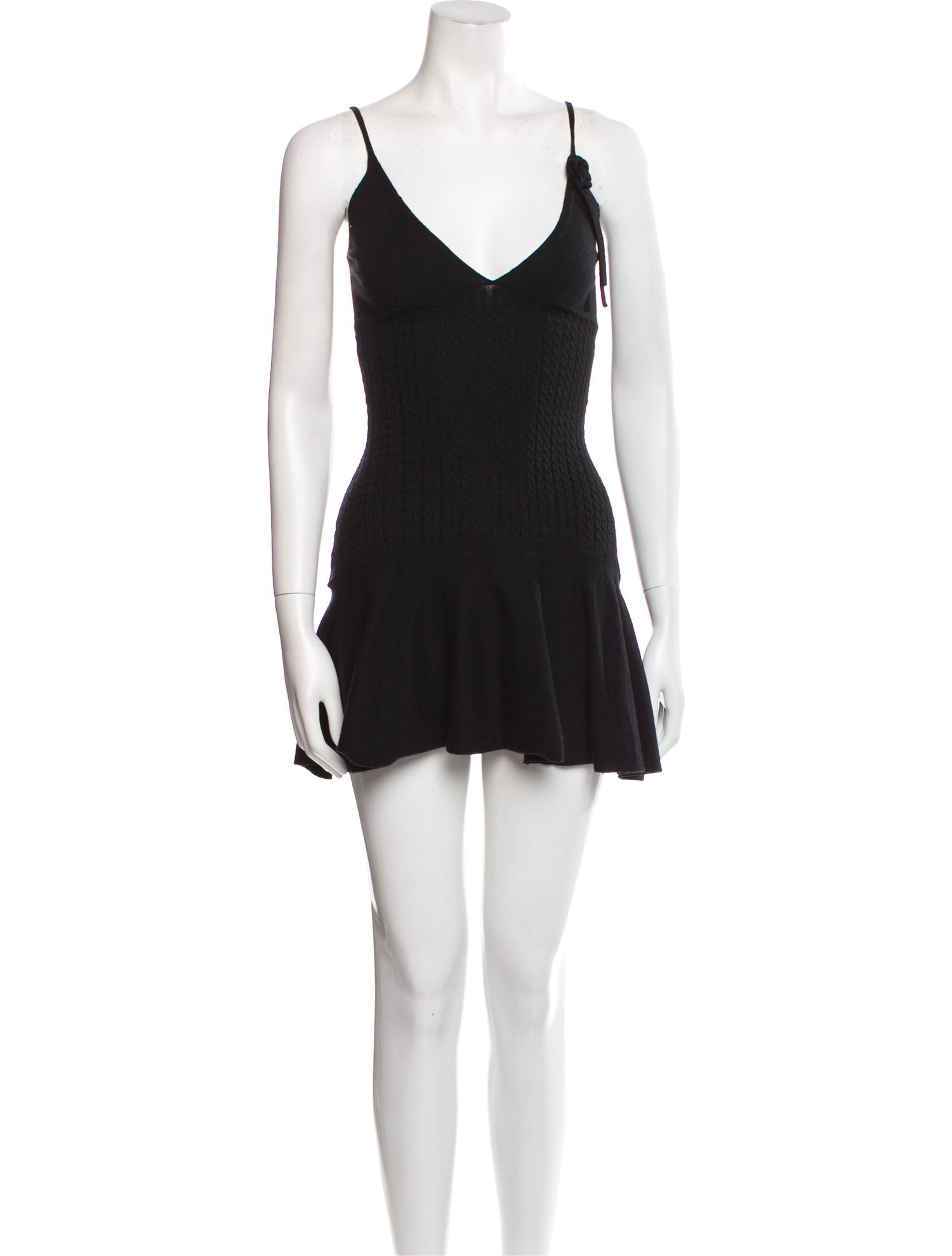 Frankies Bikinis V-Neck Mini Dress