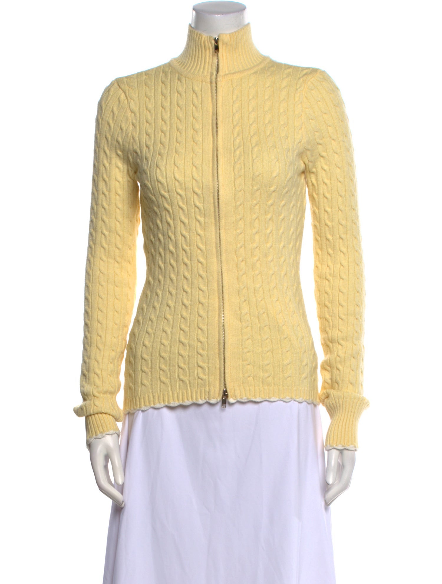 Frankies Bikinis Mock Neck Sweater