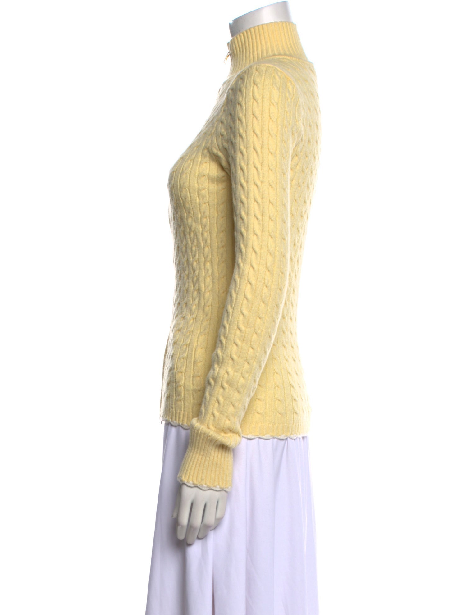 Frankies Bikinis Mock Neck Sweater