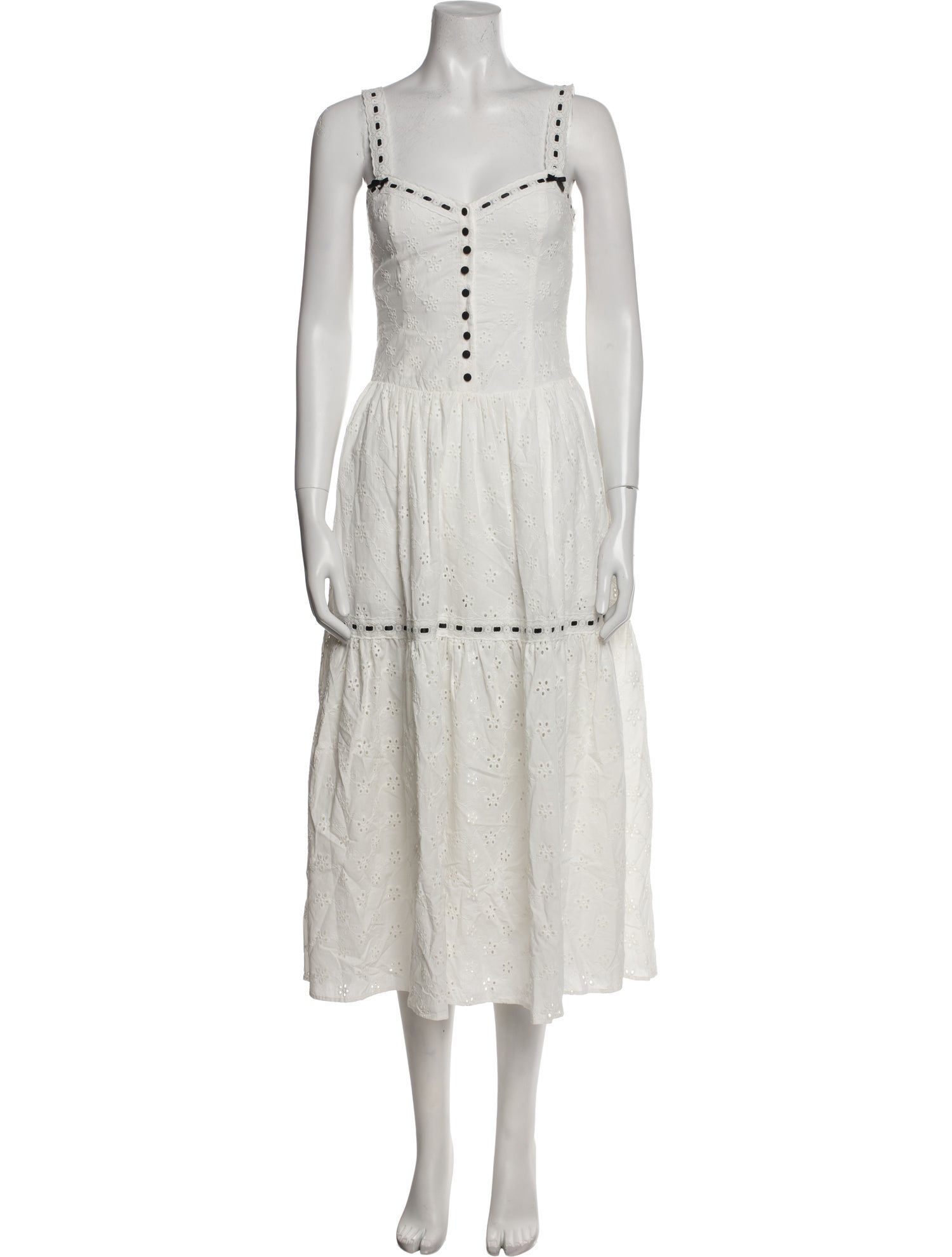 Frankies Bikinis V-Neck Long Dress