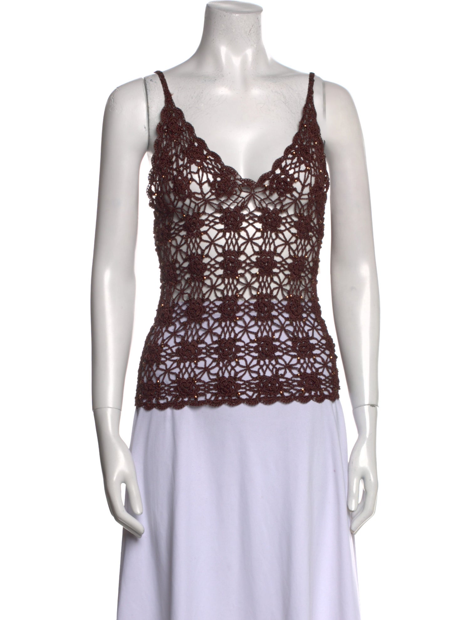 Frankies Bikinis V-Neck Sweater w/ Tags