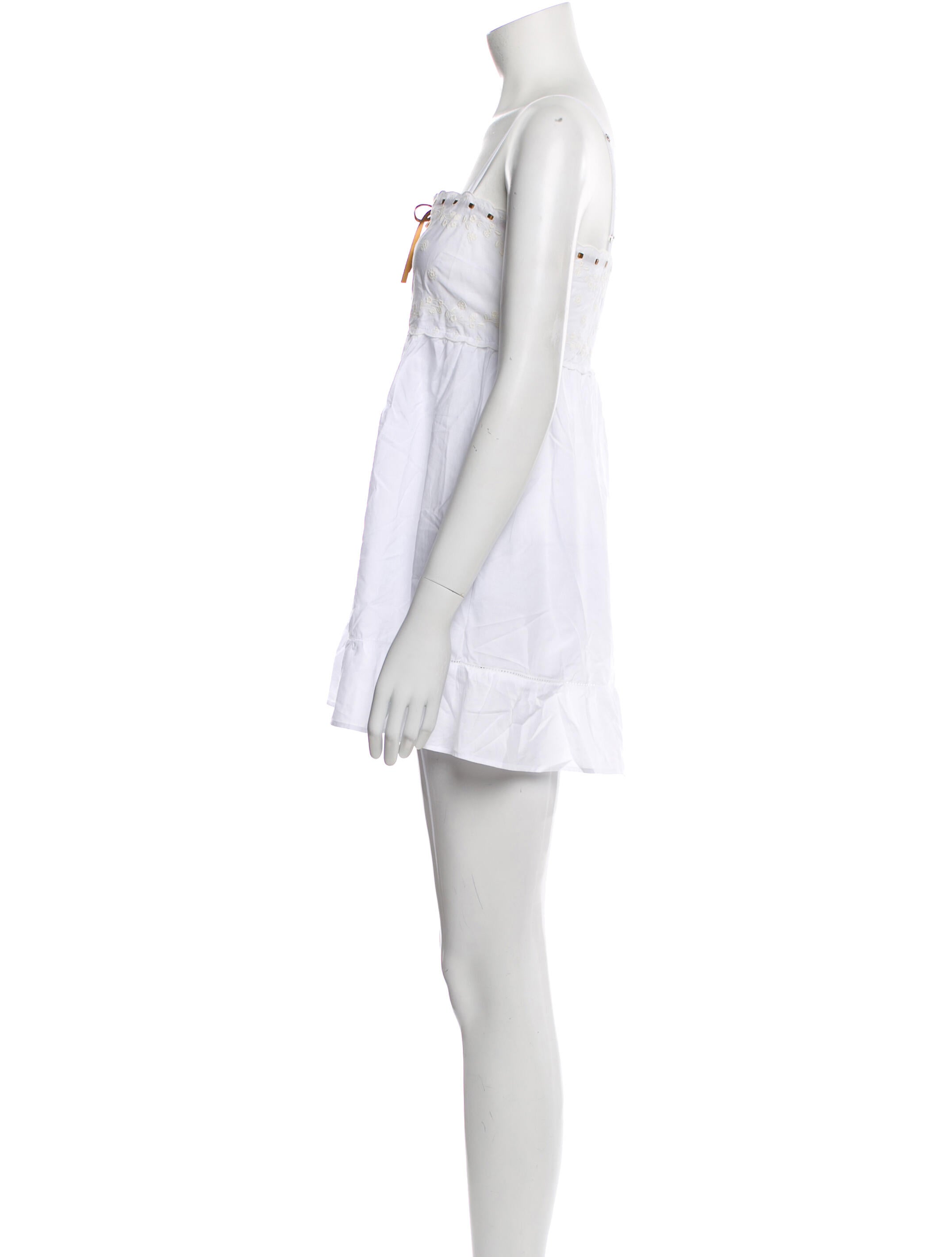 Frankies Bikinis Square Neckline Mini Dress