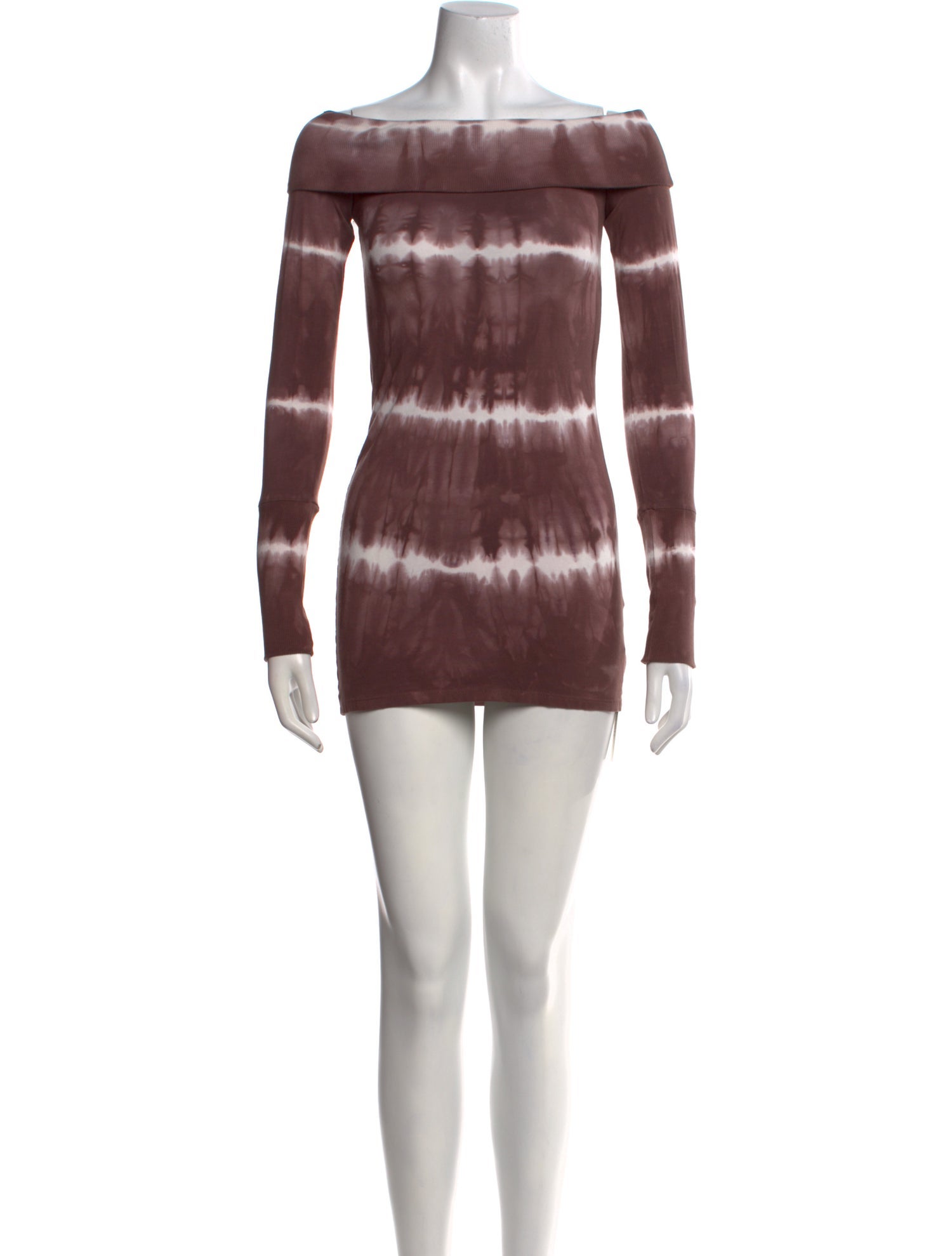 Frankies Bikinis Tie-Dye Print Mini Dress