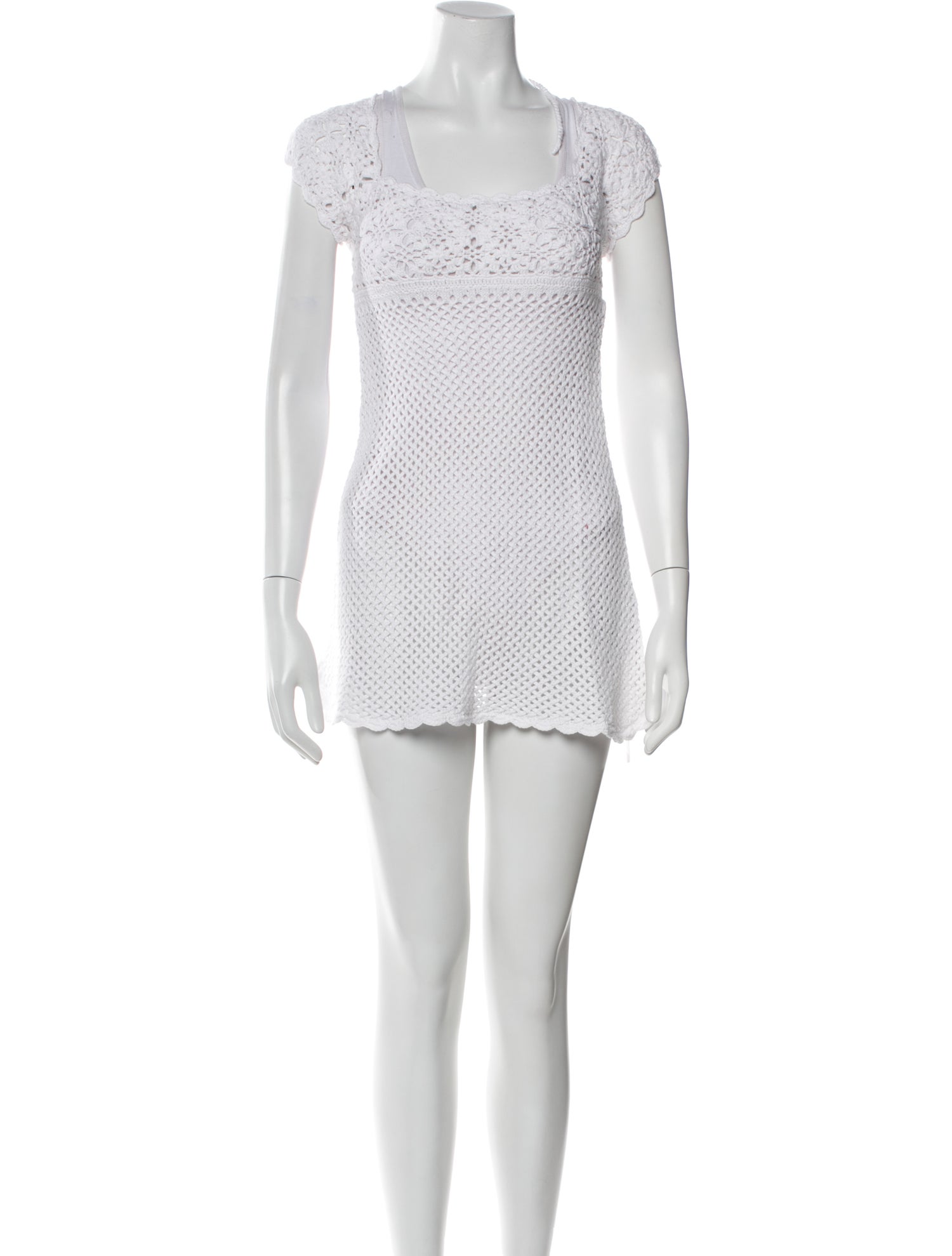 Frankies Bikinis Square Neckline Mini Dress w/ Tags