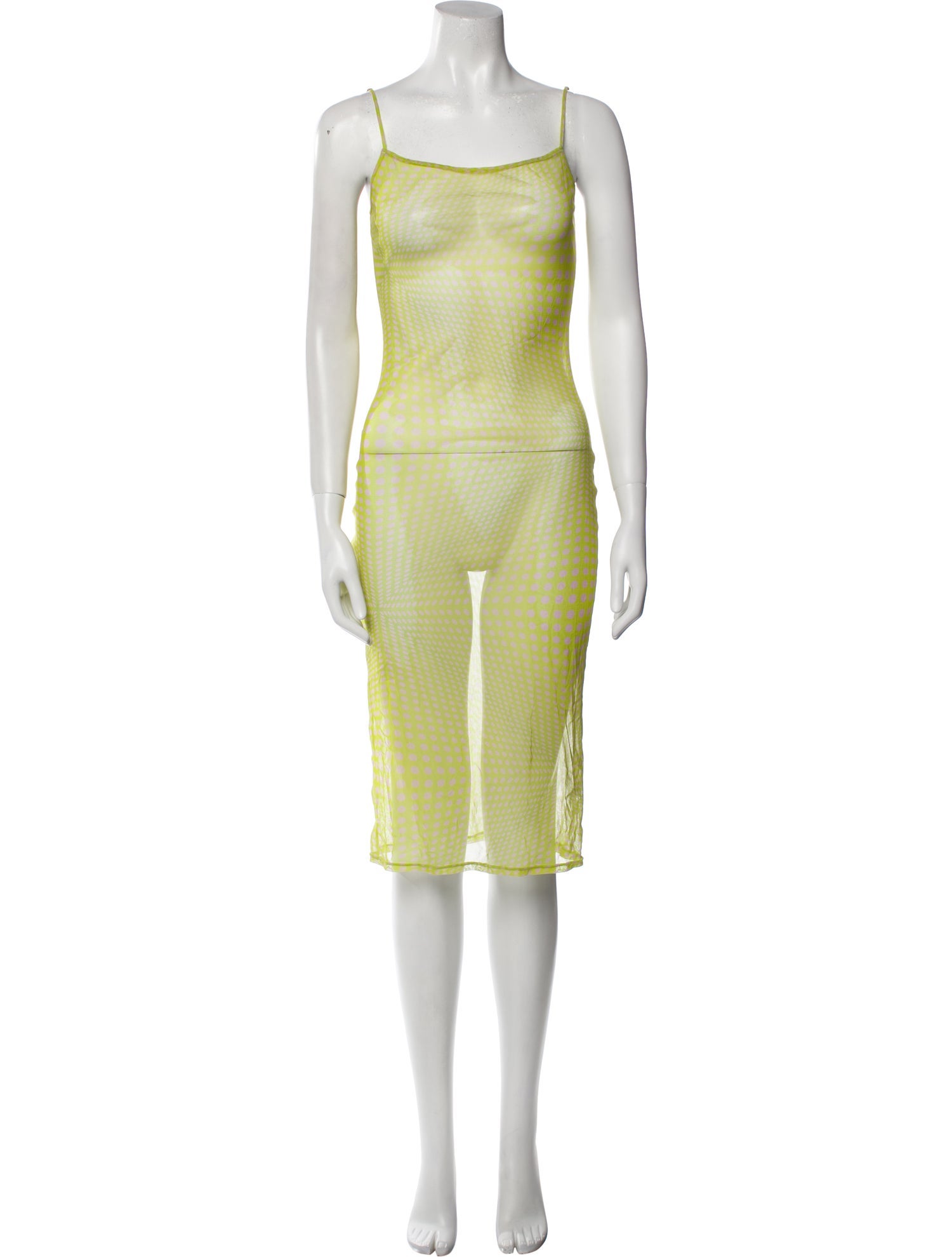 Frankies Bikinis Plaid Print Knee-Length Dress