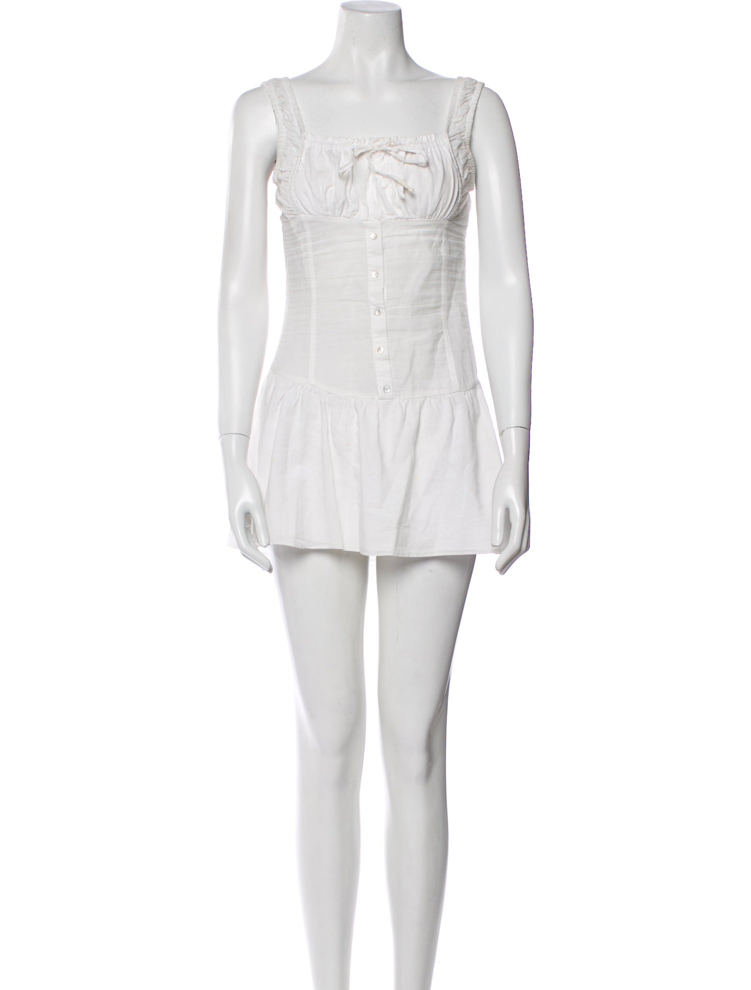 Frankies Bikinis Square Neckline Mini Dress