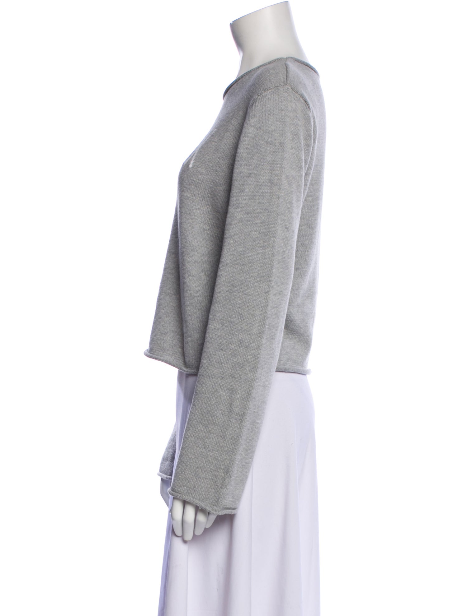 Frankies Bikinis Graphic Print Crew Neck Sweater