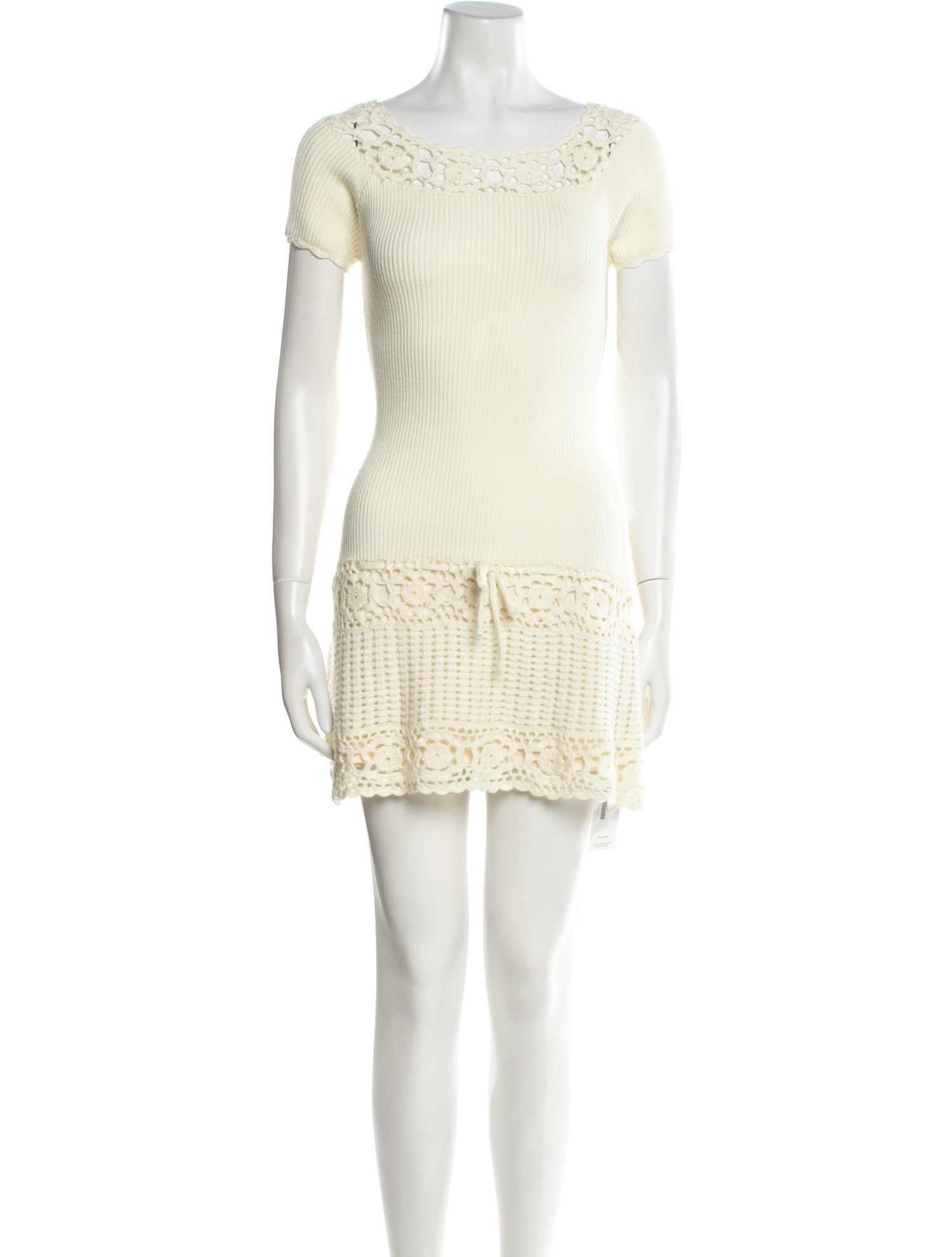 Frankies Bikinis Bateau Neckline Mini Dress