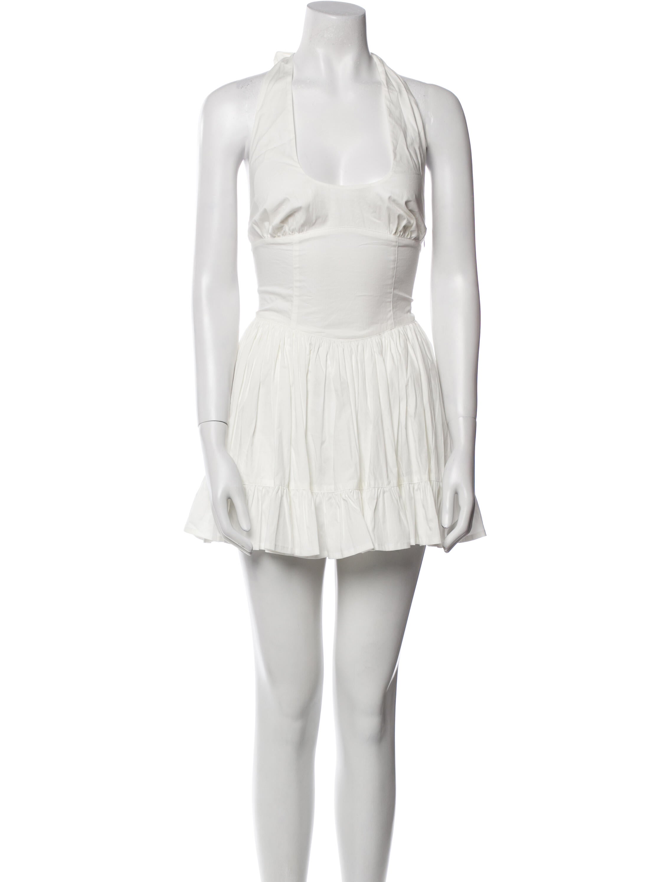 Frankies Bikinis Square Neckline Mini Dress