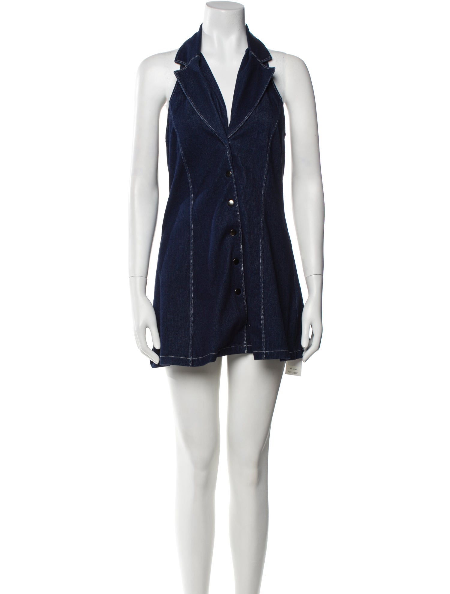 Frankies Bikinis Halterneck Mini Dress