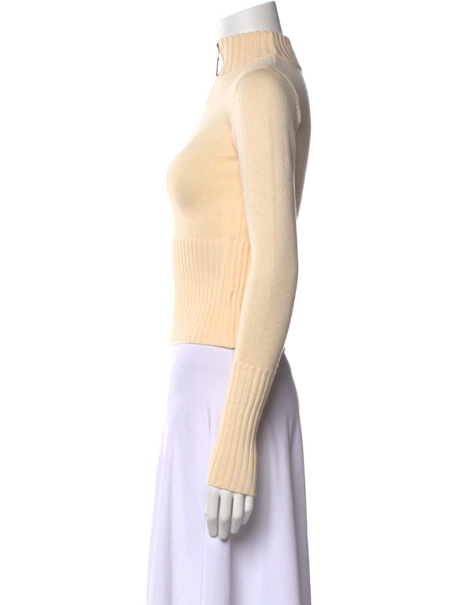 Frankies Bikinis Mock Neck Sweater