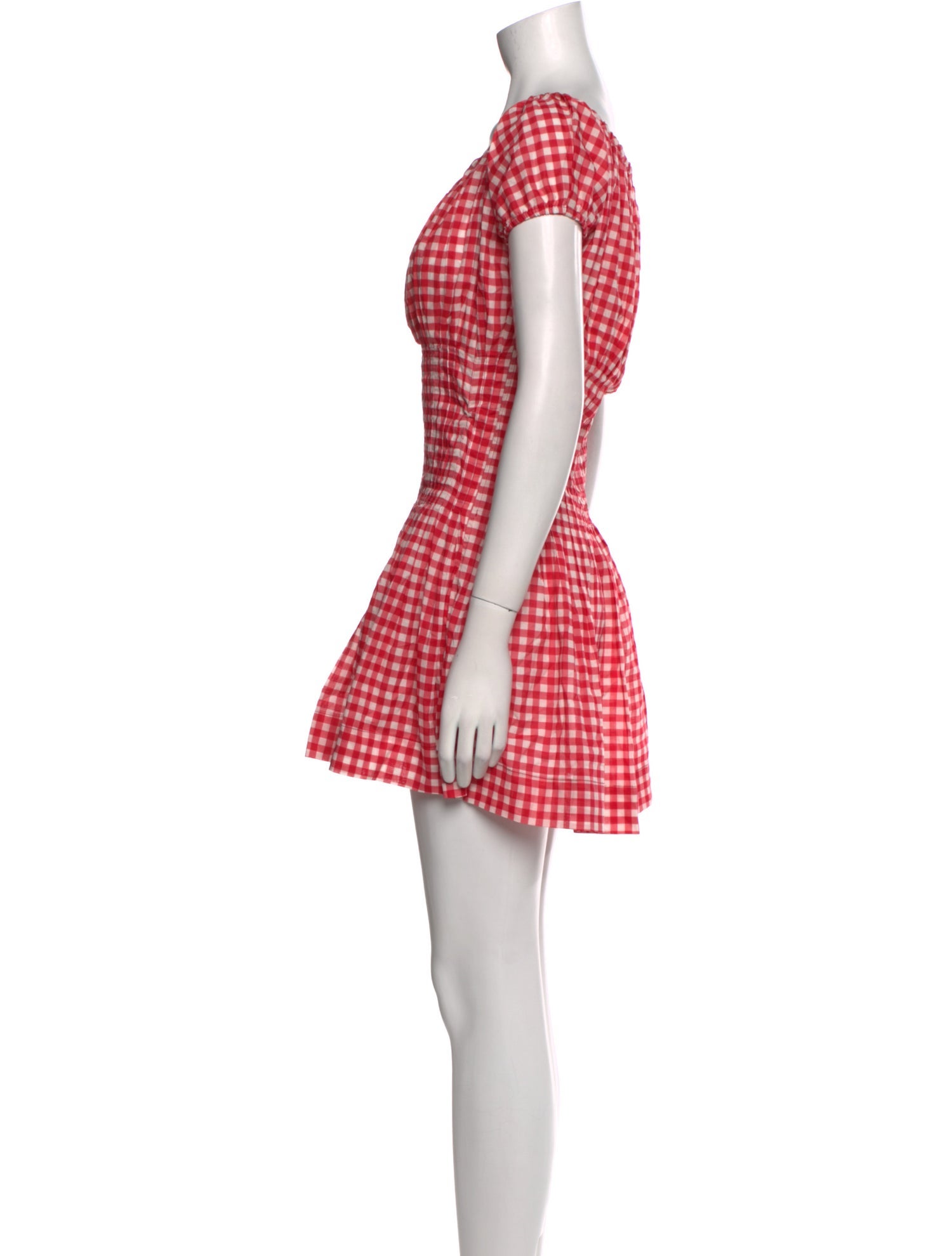 Frankies Bikinis Plaid Print Mini Dress w/ Tags