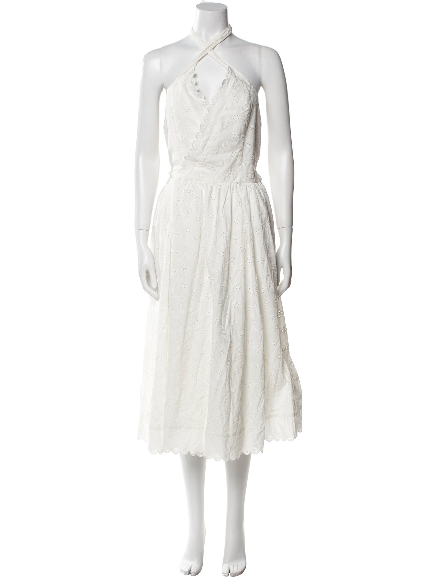 Frankies Bikinis Halterneck Midi Length Dress w/ Tags