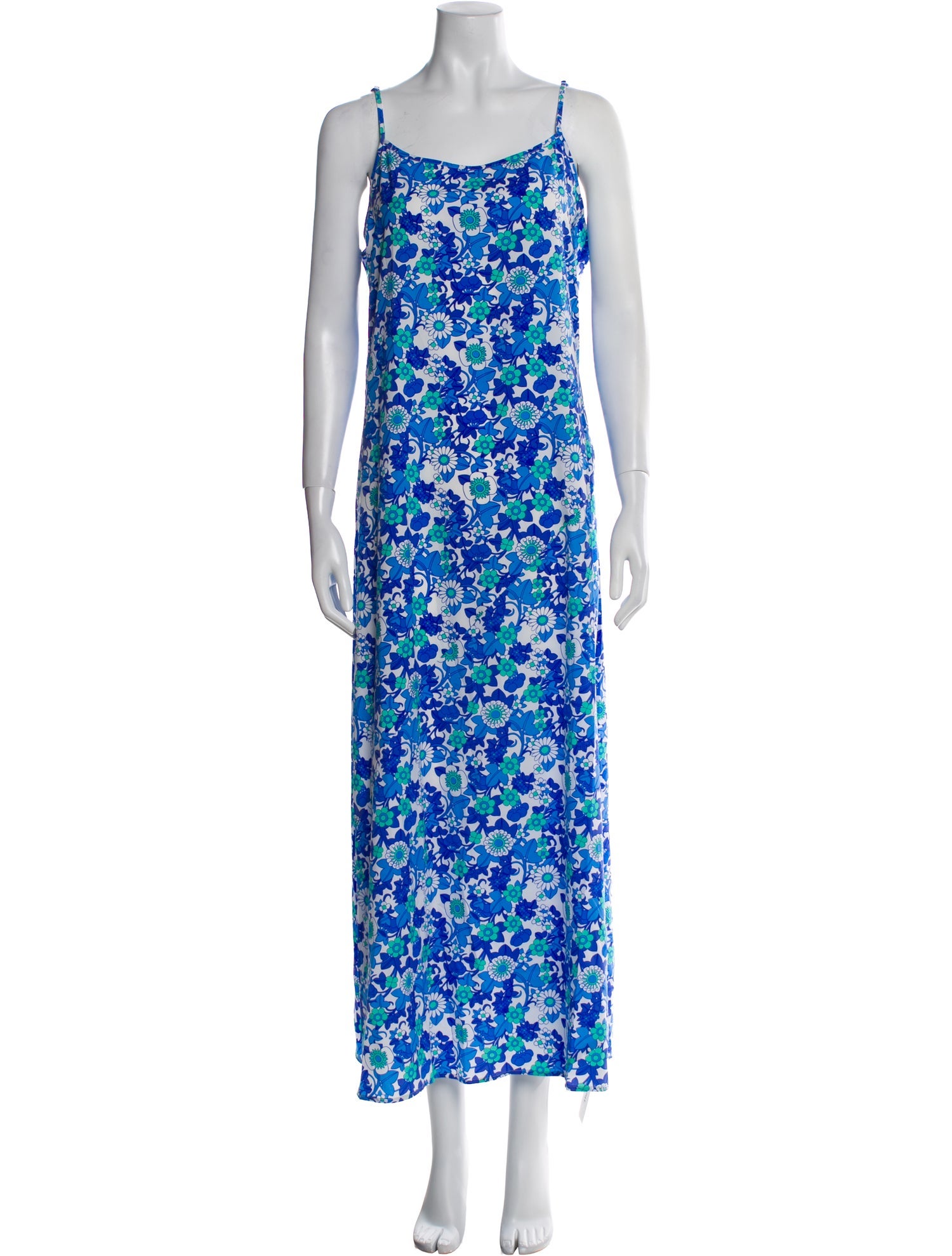 Frankies Bikinis Floral Print Long Dress w/ Tags