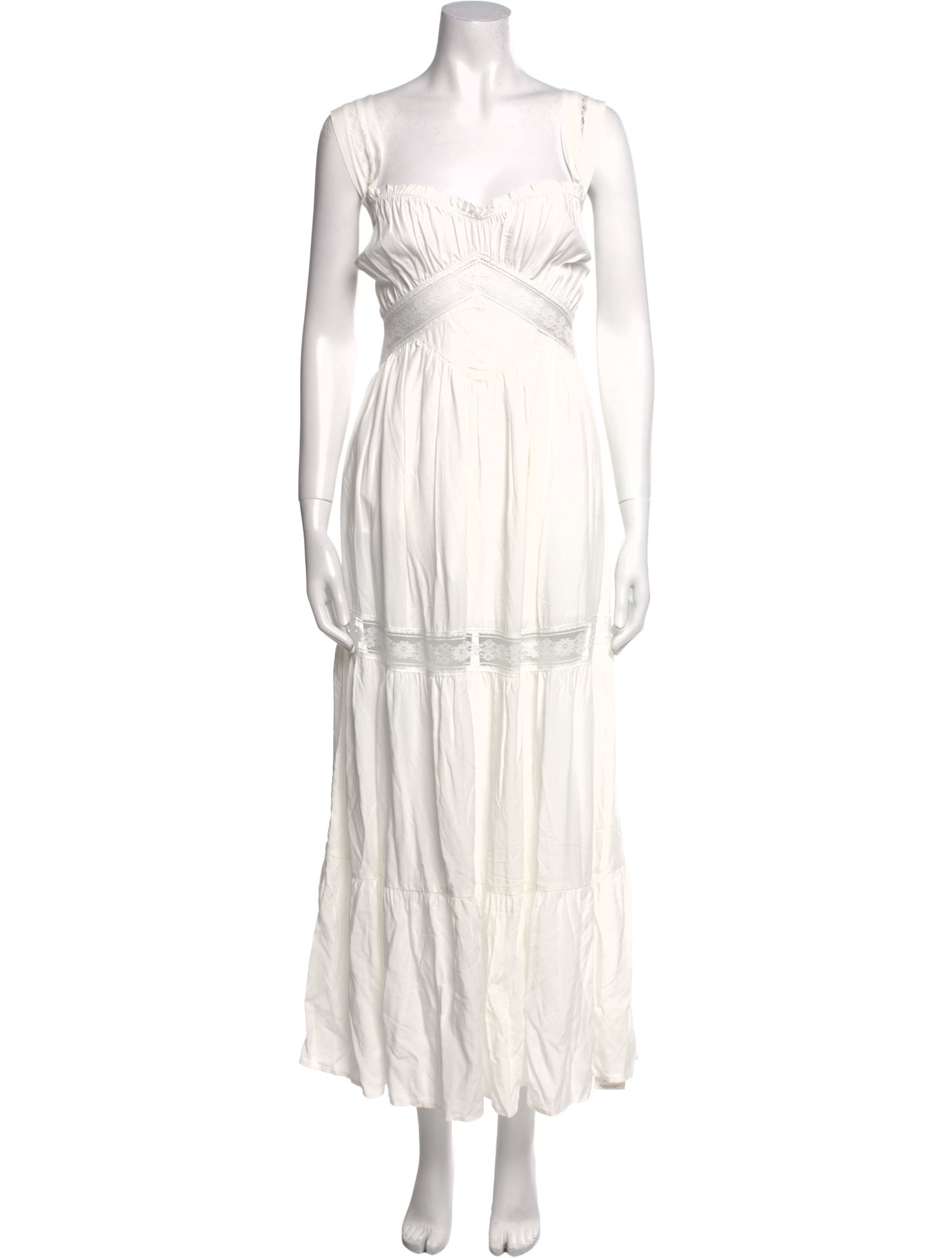 Frankies Bikinis Square Neckline Long Dress w/ Tags