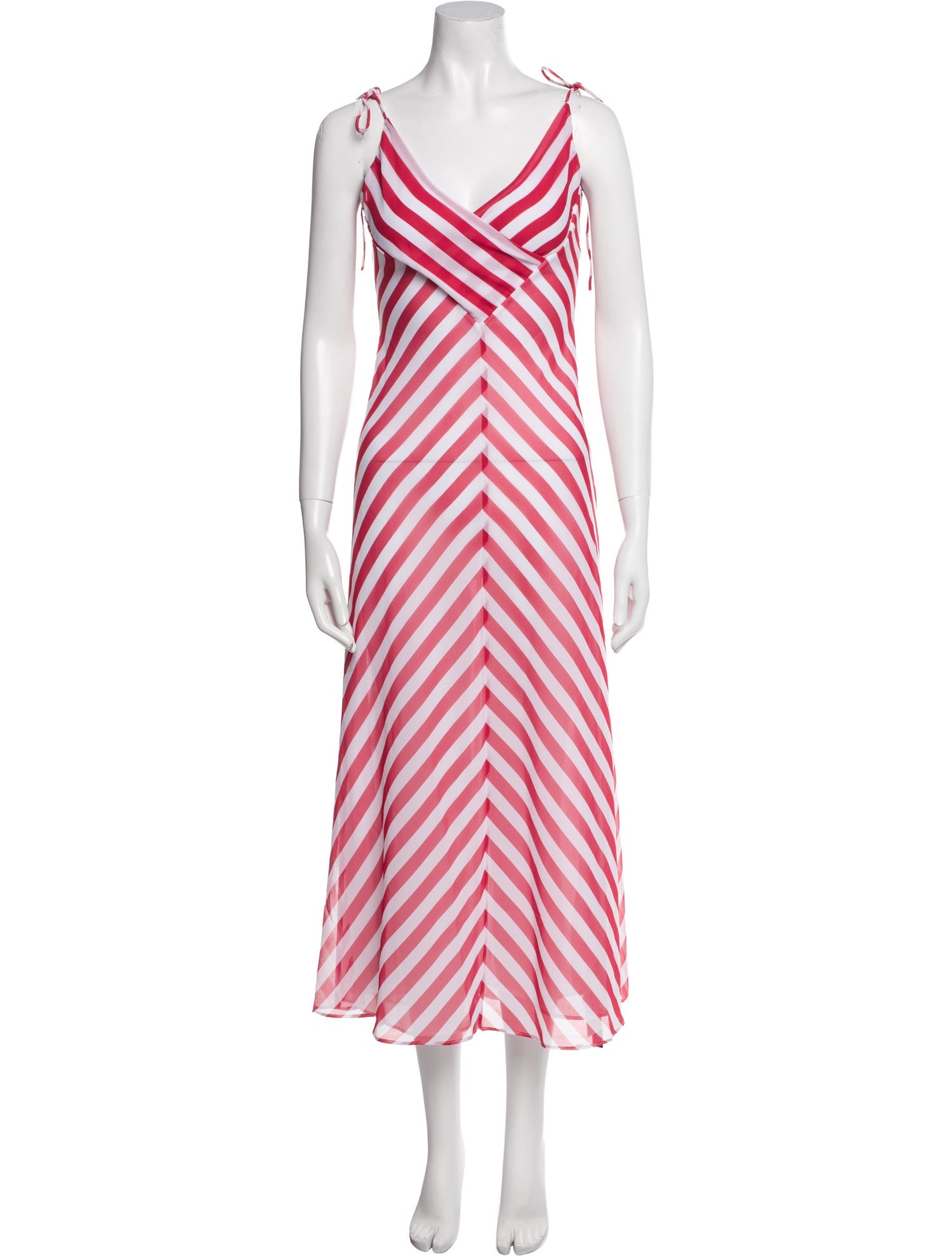 Frankies Bikinis Striped Long Dress w/ Tags