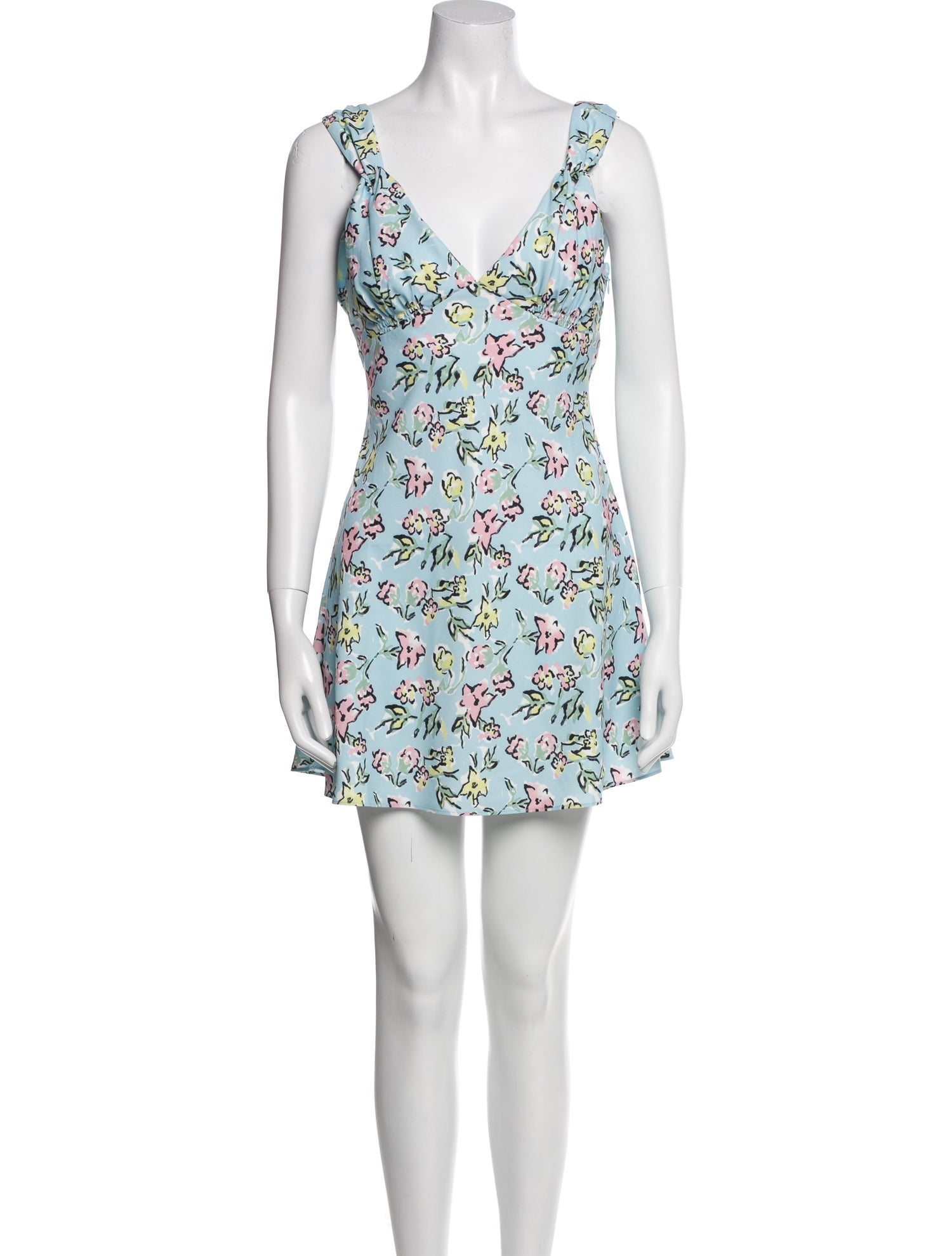 Frankies Bikinis Floral Print Mini Dress w/ Tags