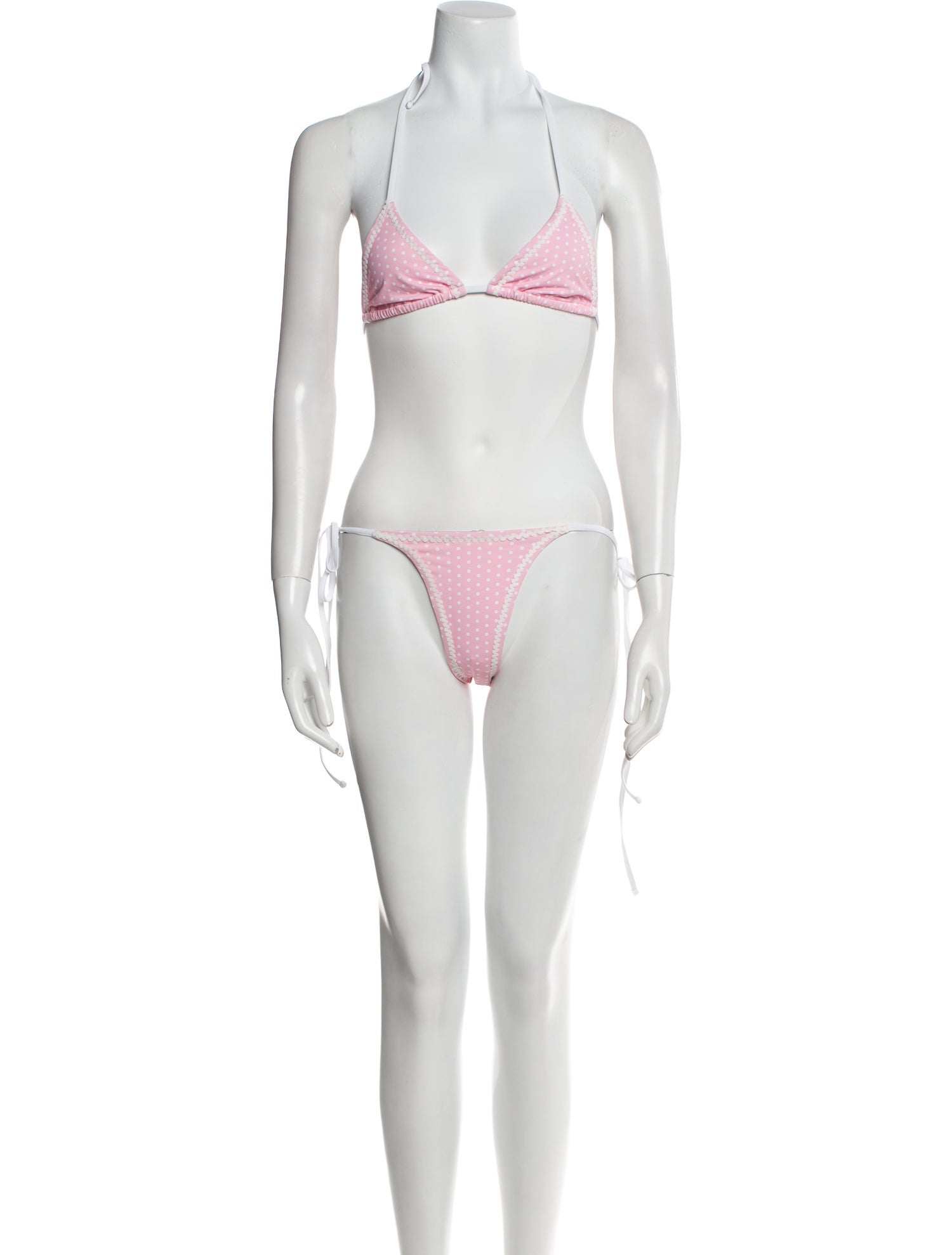 Frankies Bikinis Polka Dot Print Bikini