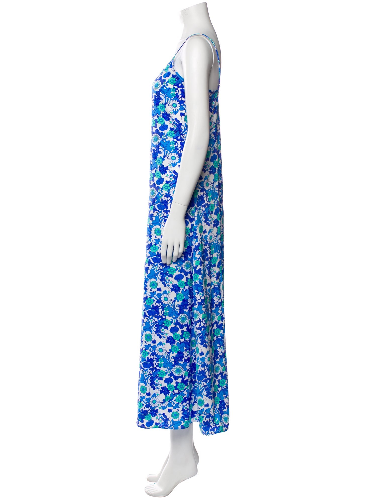 Frankies Bikinis Floral Print Long Dress