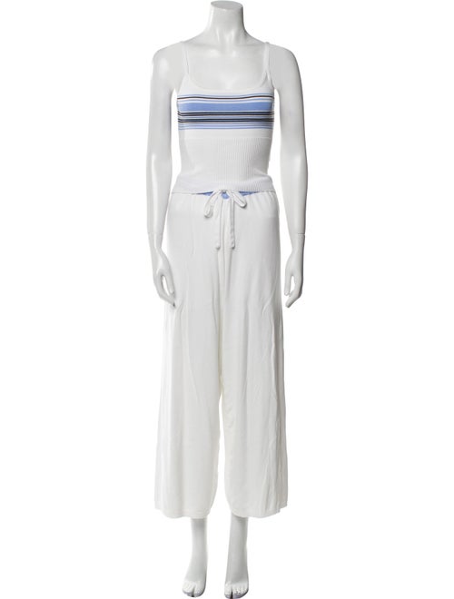 Frankies Bikinis Striped Pant Set