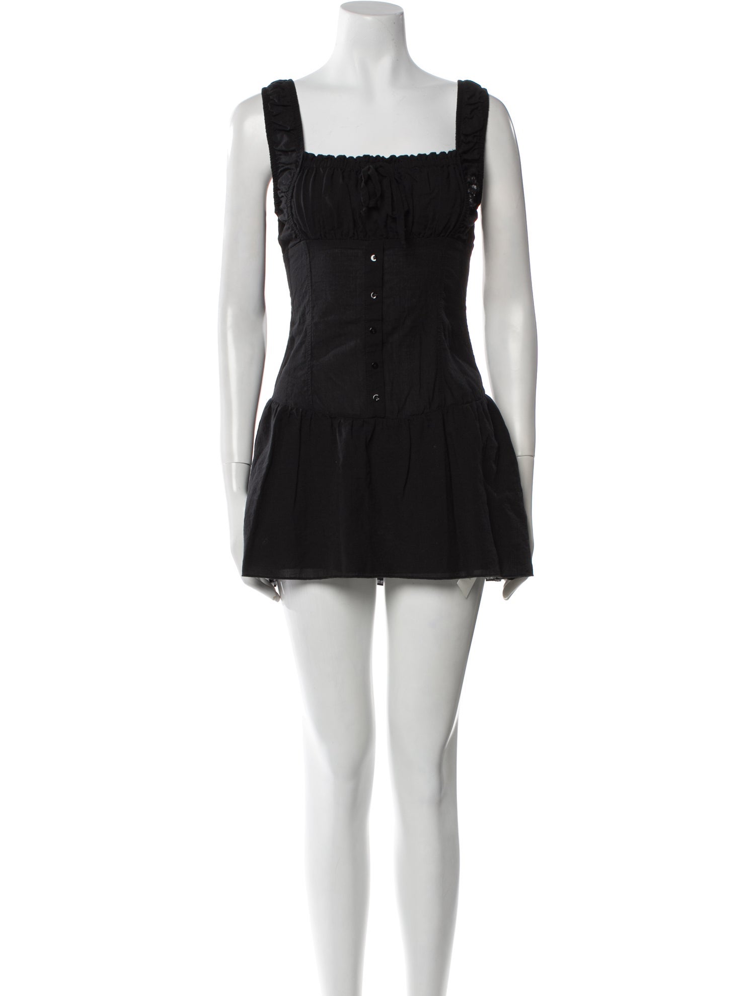 Frankies Bikinis Square Neckline Mini Dress